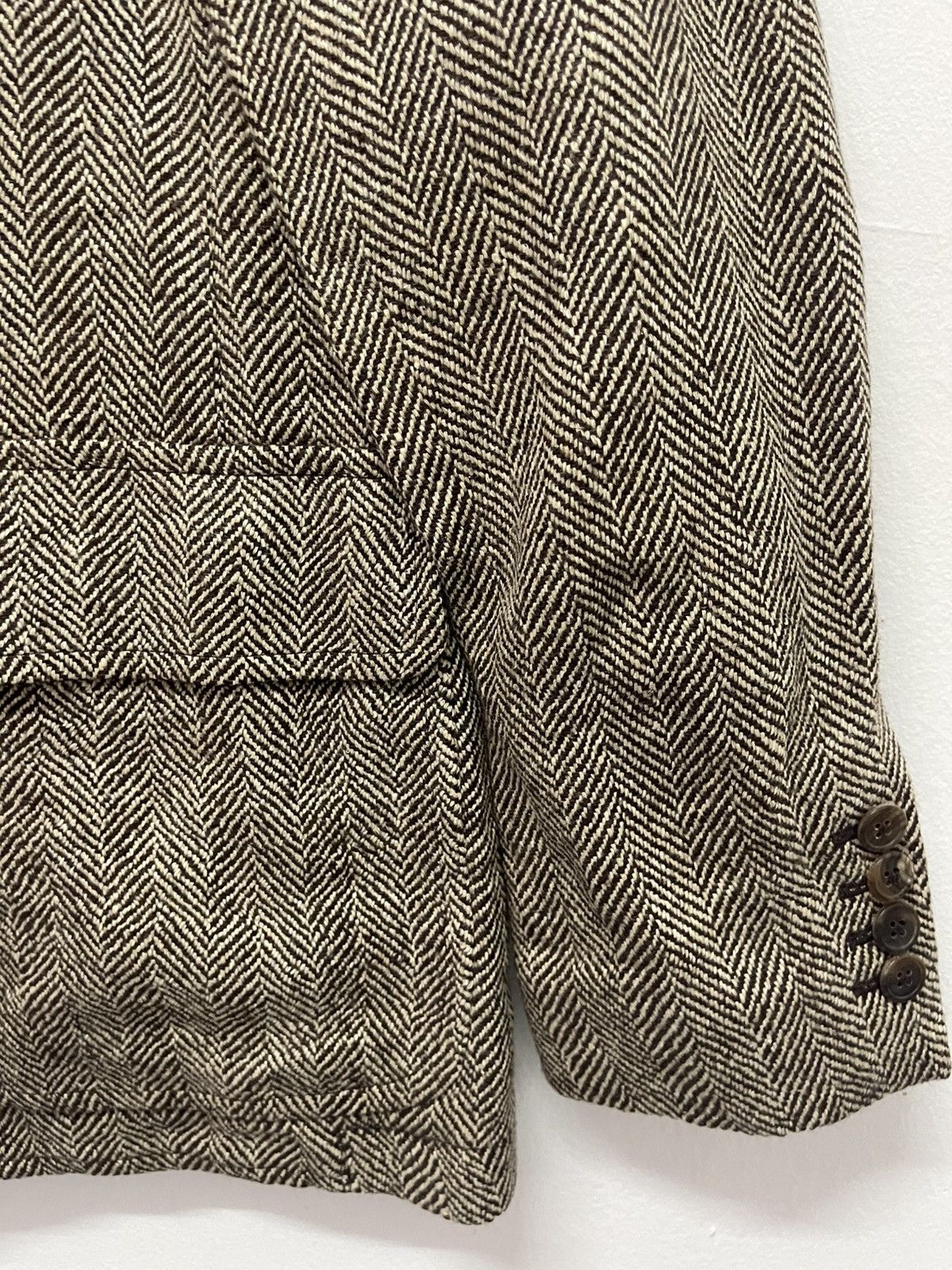 Polo Ralph Lauren Vintage POLO RALPH LAUREN HOUNDSTOOTH Coats Size 38R - 3 Thumbnail