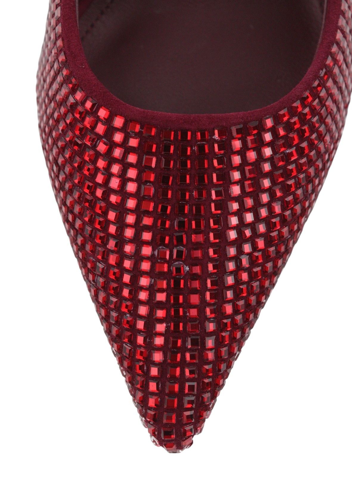 Other LOLA CRUZ NOWA EU36 Red Leather Cristal Shiny Pointed 87547 Size US 5 / IT 35 - 13 Thumbnail