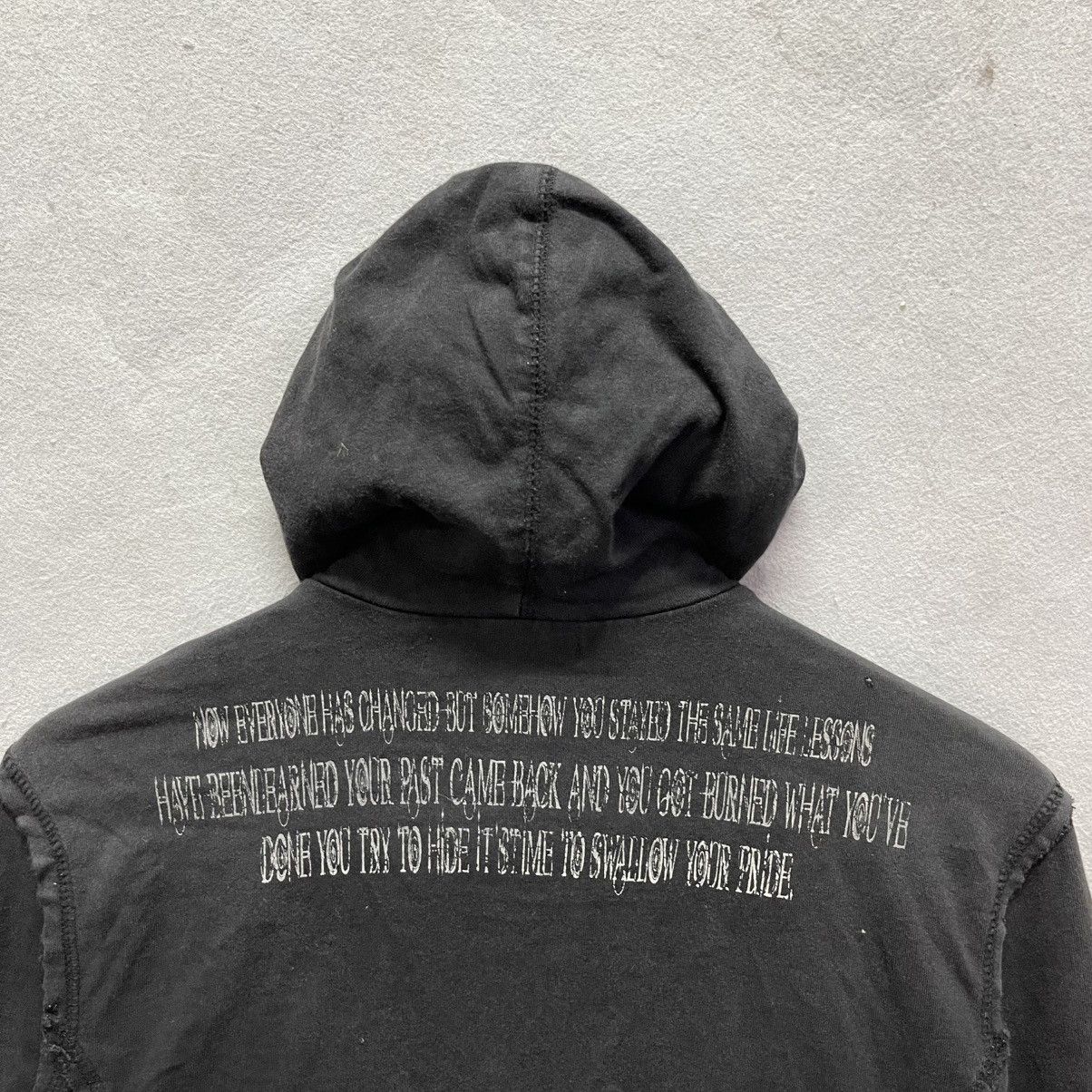 In The Attic 2000s In The Attic Graphic Zip Hoodie Punk Goth L Size US M / EU 48-50 / 2 - 8 Thumbnail