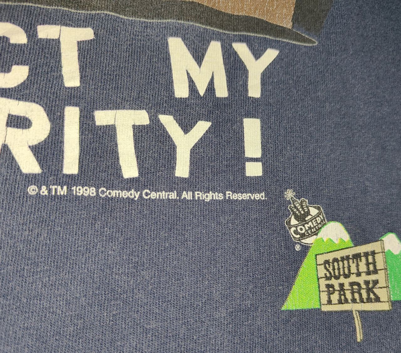 Vintage 💥LAST CALL💥 ©️1998 Vtg South Park Cartoon Humor Faded T Size US M / EU 48-50 / 2 - 3 Thumbnail