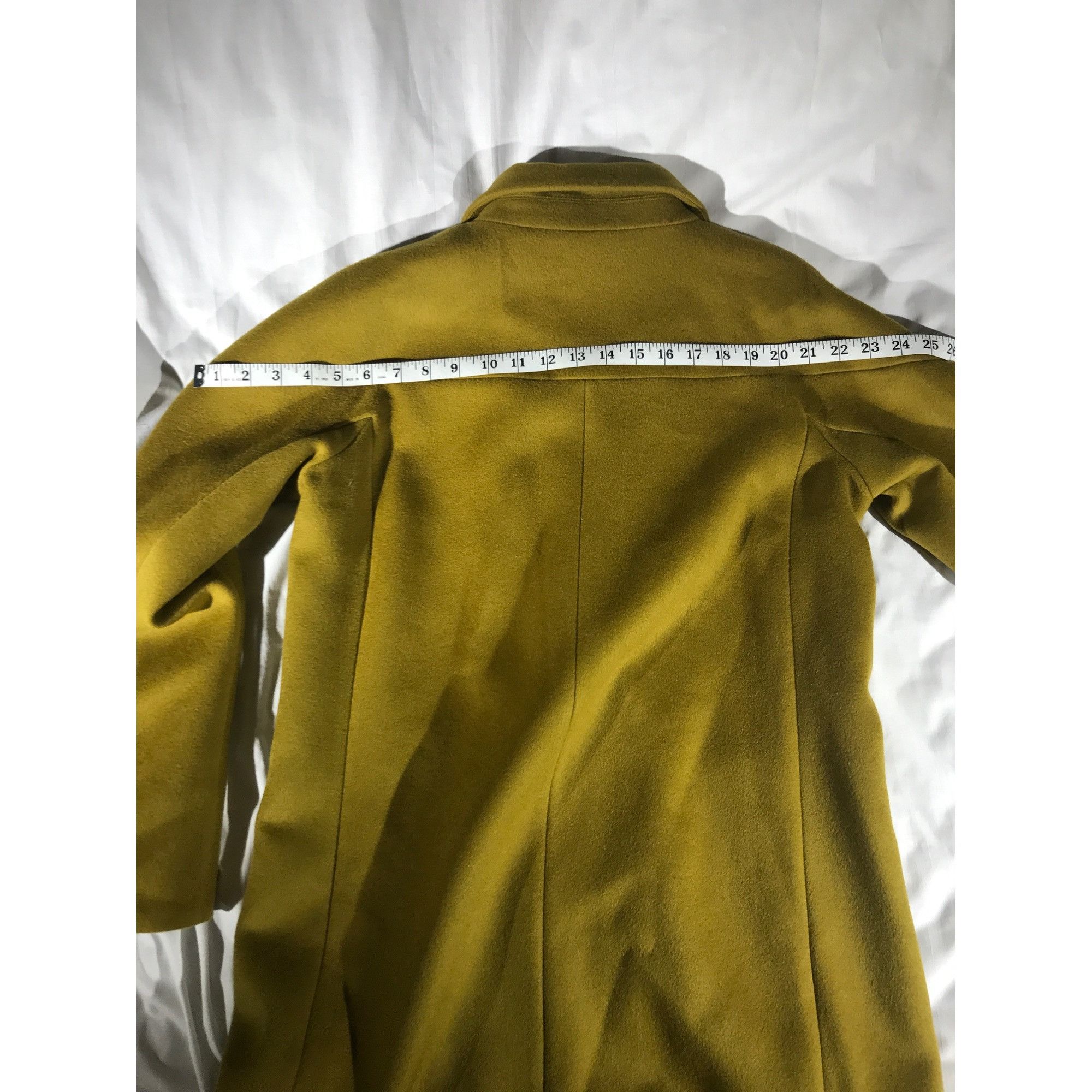 Other Antonio Melani Women's Green Wool Dust Buster Coat Size L / US 10 / IT 46 - 8 Thumbnail