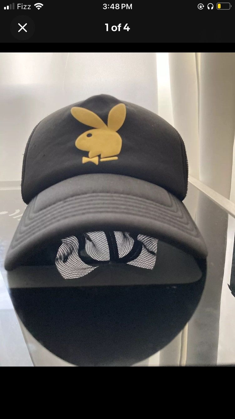 Playboy PLAYBOY X PLEASURES BUNNY TRUCKER HAT Size ONE SIZE - 6 Thumbnail