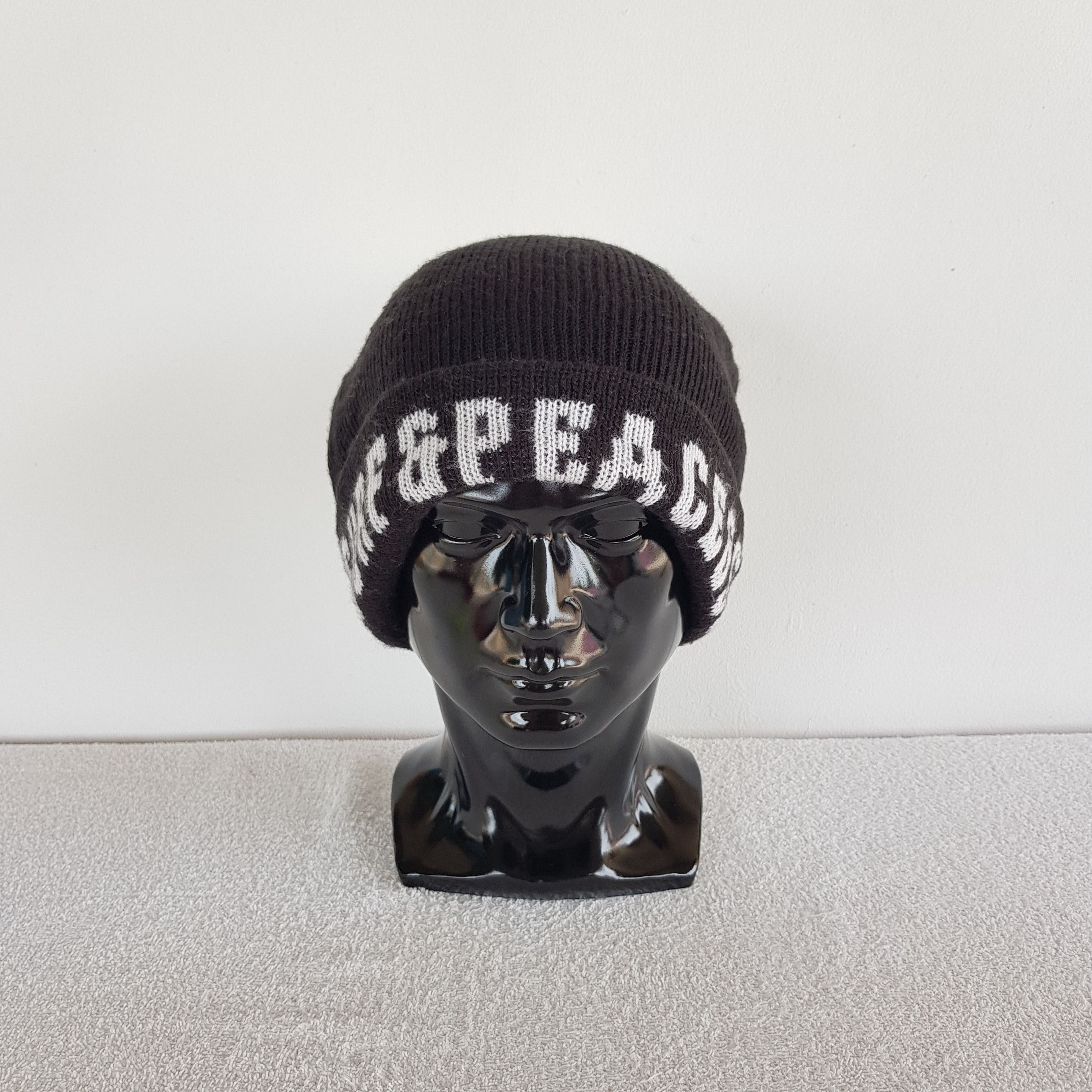 Other Vintage Surf & Peace Beanie Ribbed Knit Snow Cap Hats. Size ONE SIZE - 2 Thumbnail