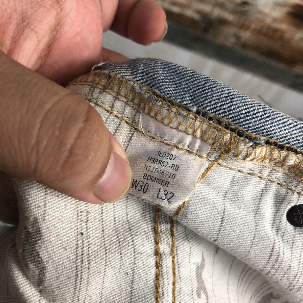 Japanese Brand Hollister Blue Distressed ripped Denim Pants #A1415 Size US 31 - 25 Thumbnail