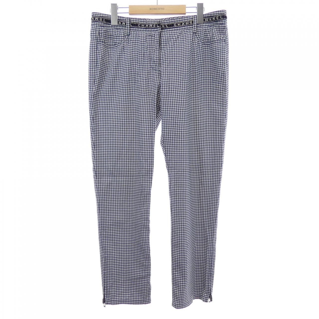 Chanel Chanel Chanel P53371V28957 Check Pants Cotton Pants P53371V28957 DUTY FREE for USA Size ONE SIZE - 1 Thumbnail