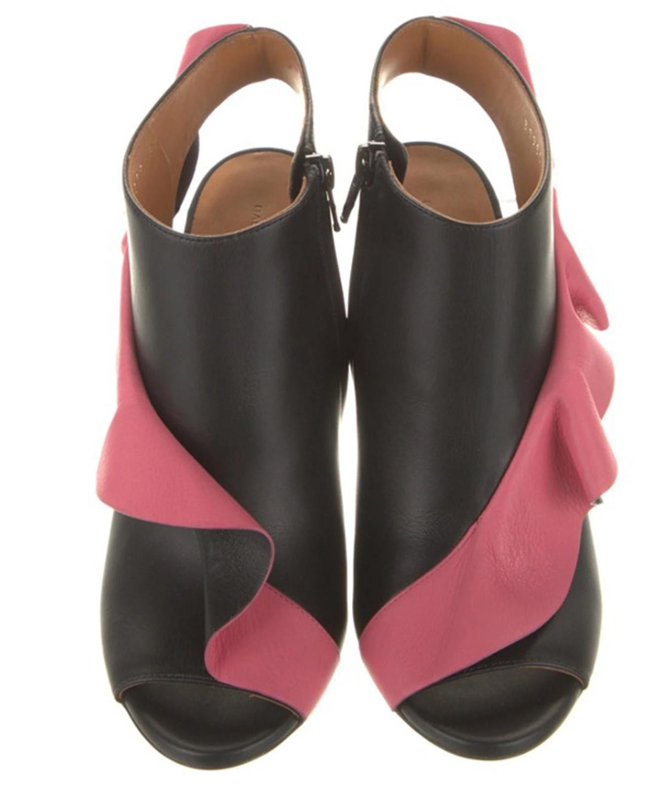 Balenciaga Balenciaga Mules w/ Leather Ruffle - SIZE 7 Size US 7 / IT 37 - 3 Thumbnail