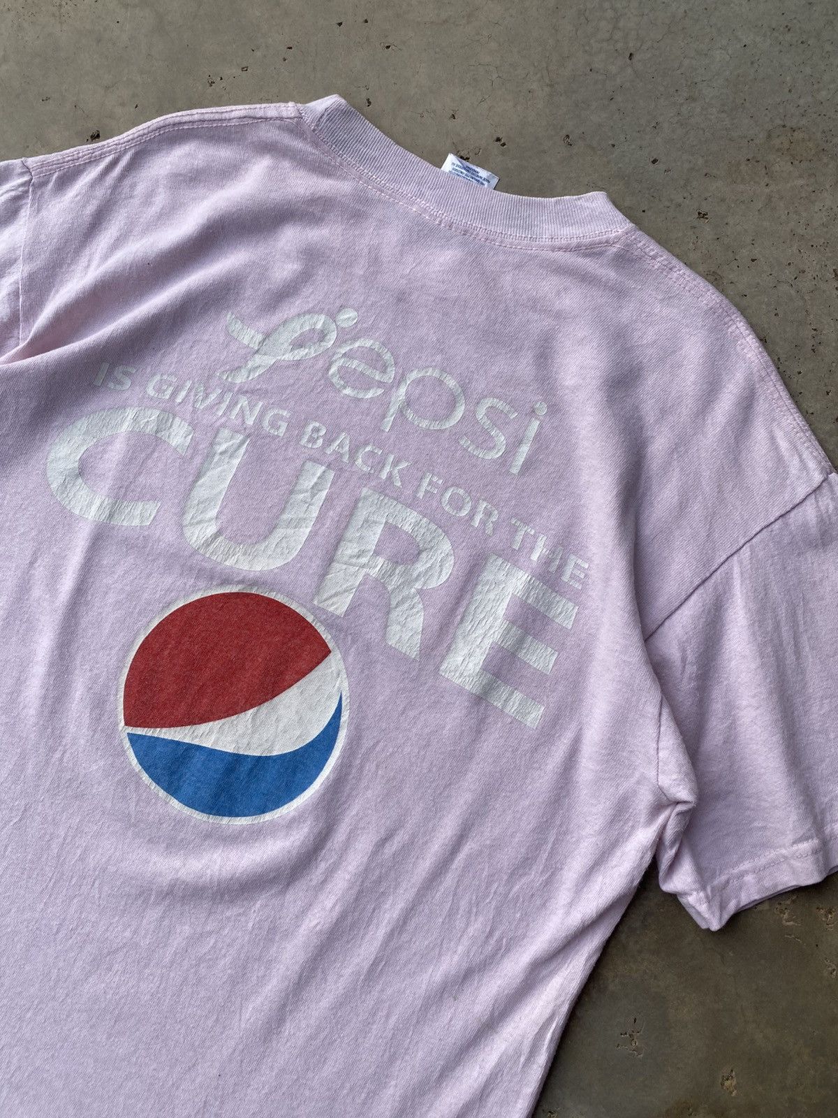 Jerzees Vintage Y2K Jerzees Pepsi Backhit Printed T-Shirt Size US S / EU 44-46 / 1 - 5 Thumbnail