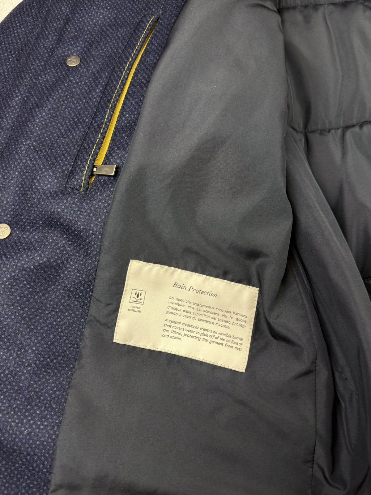 Canali CANALI Italy Men's Wool Padded Jacket Coat Size 50 L Size 50L - 11 Thumbnail