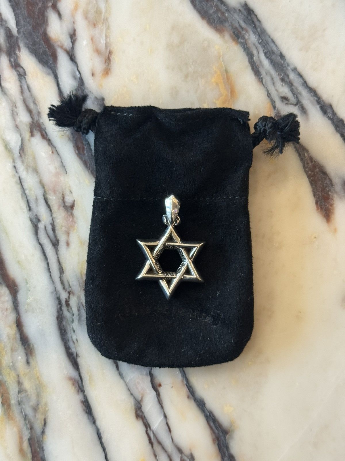 Chrome Hearts Chrome Hearts Sterling Silver Star of David Charm Pendant Size ONE SIZE - 7 Thumbnail