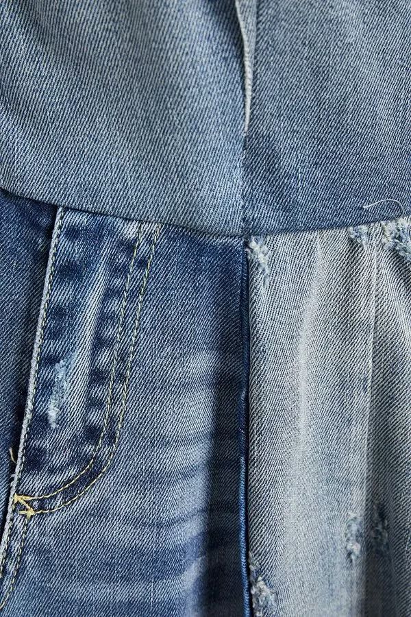 Dolce & Gabbana o1y0825 Denim Mini Dress in Blue Size XS / US 0-2 / IT 36-38 - 4 Thumbnail