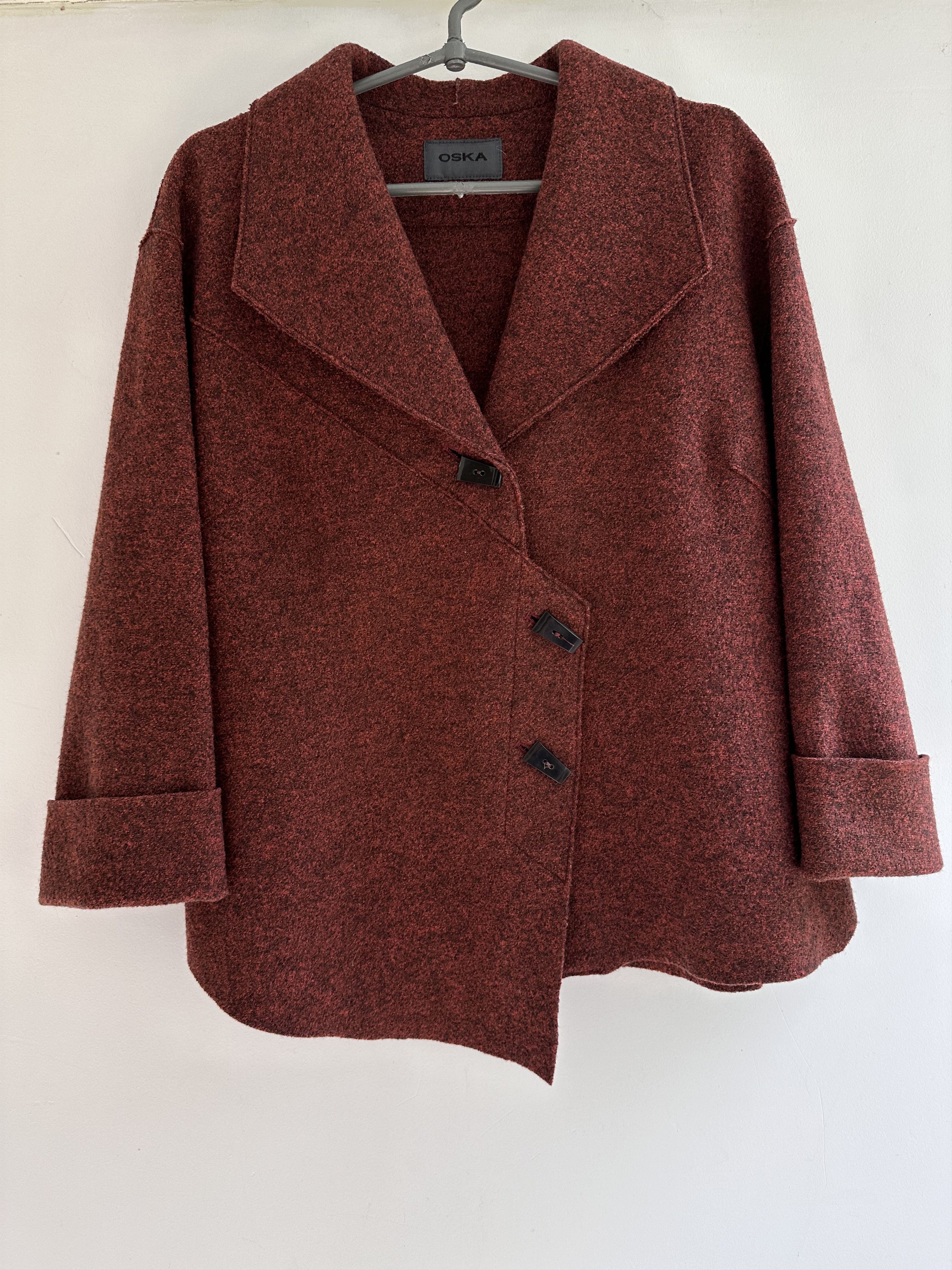 image of Vintage Oska Jacket Wool in Fox Red, Women's (Size Small)