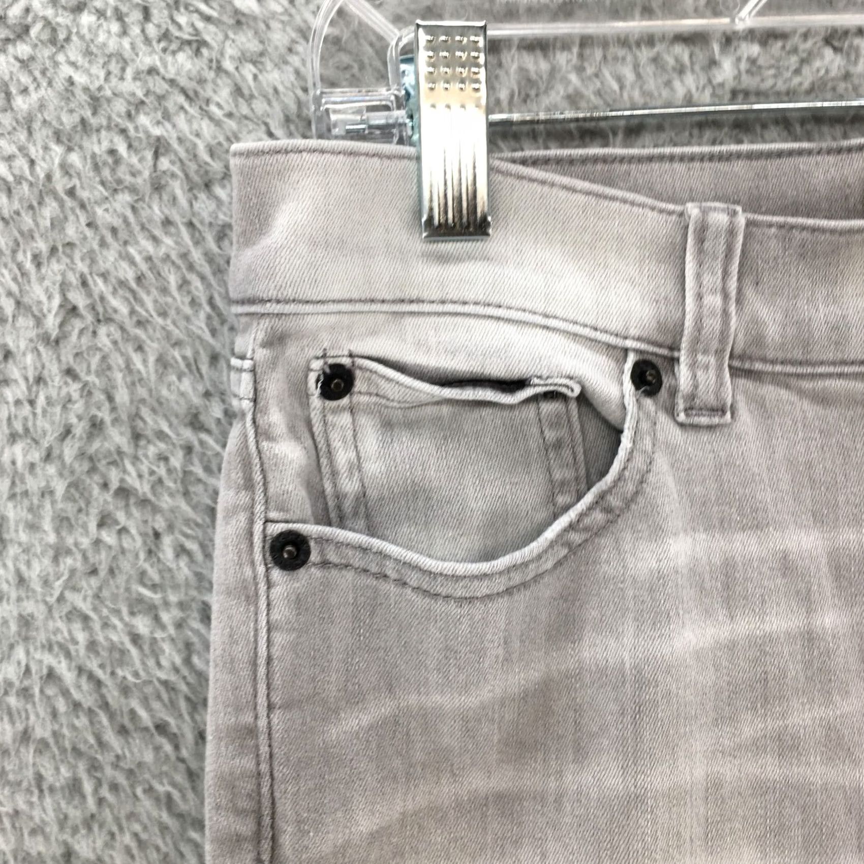 J.Crew J.Crew Stretch Skinny Jeans Women - 26 Grey Low Rise Zip Fly Button - 5 Pocket - Retored Size 26" / US 2 / IT 38 - 3 Thumbnail