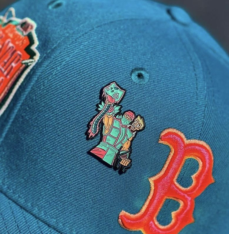 New Era × Pokemon Oak’s Nightmare Vol. 1 Pin “Bloody Leaves” Tonybrimz Size ONE SIZE - 3 Thumbnail