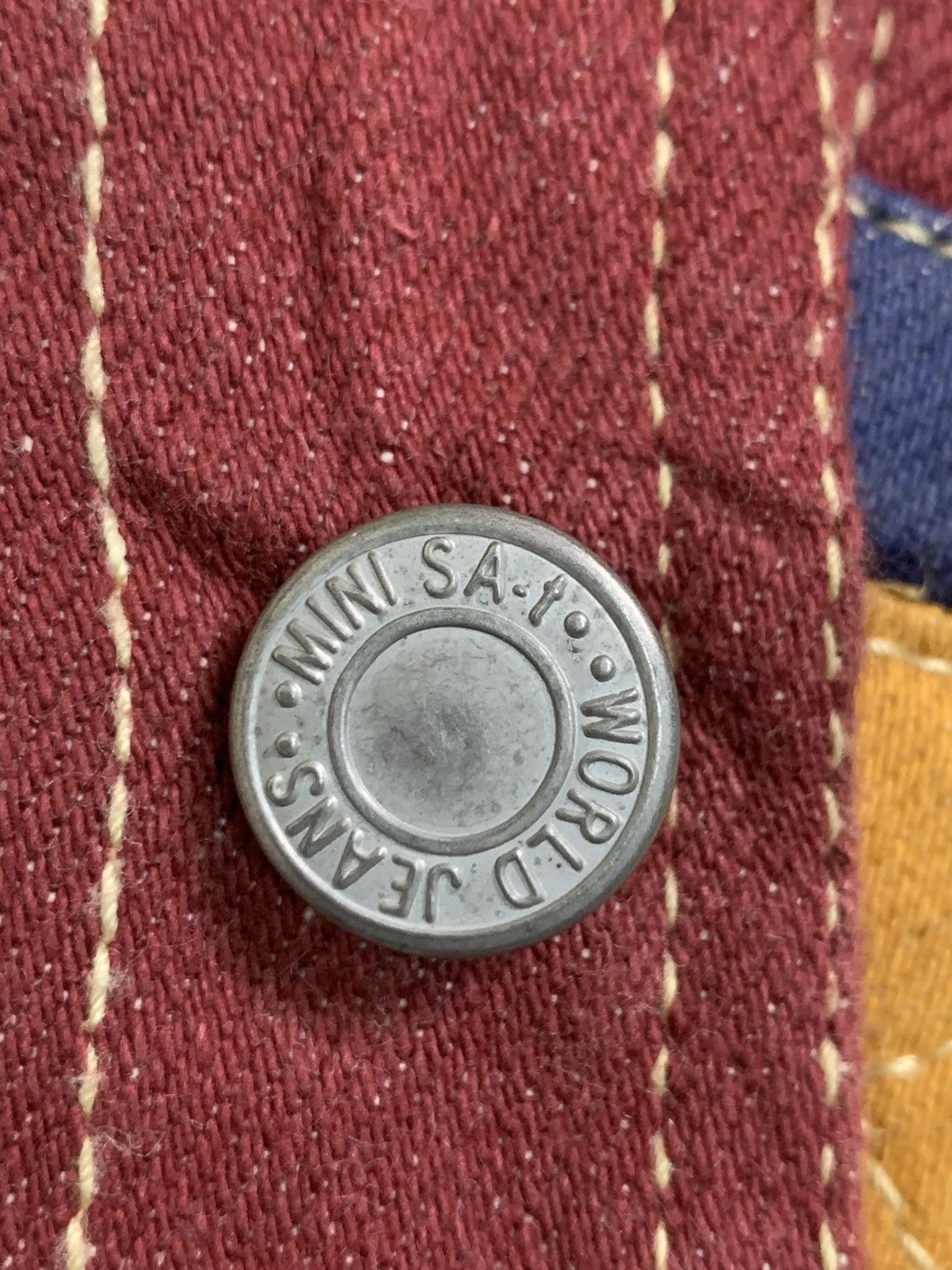 Japanese Brand Rare Design Vintage Mini SA.t Trucker Jackets Size L / US 10 / IT 46 - 6 Thumbnail