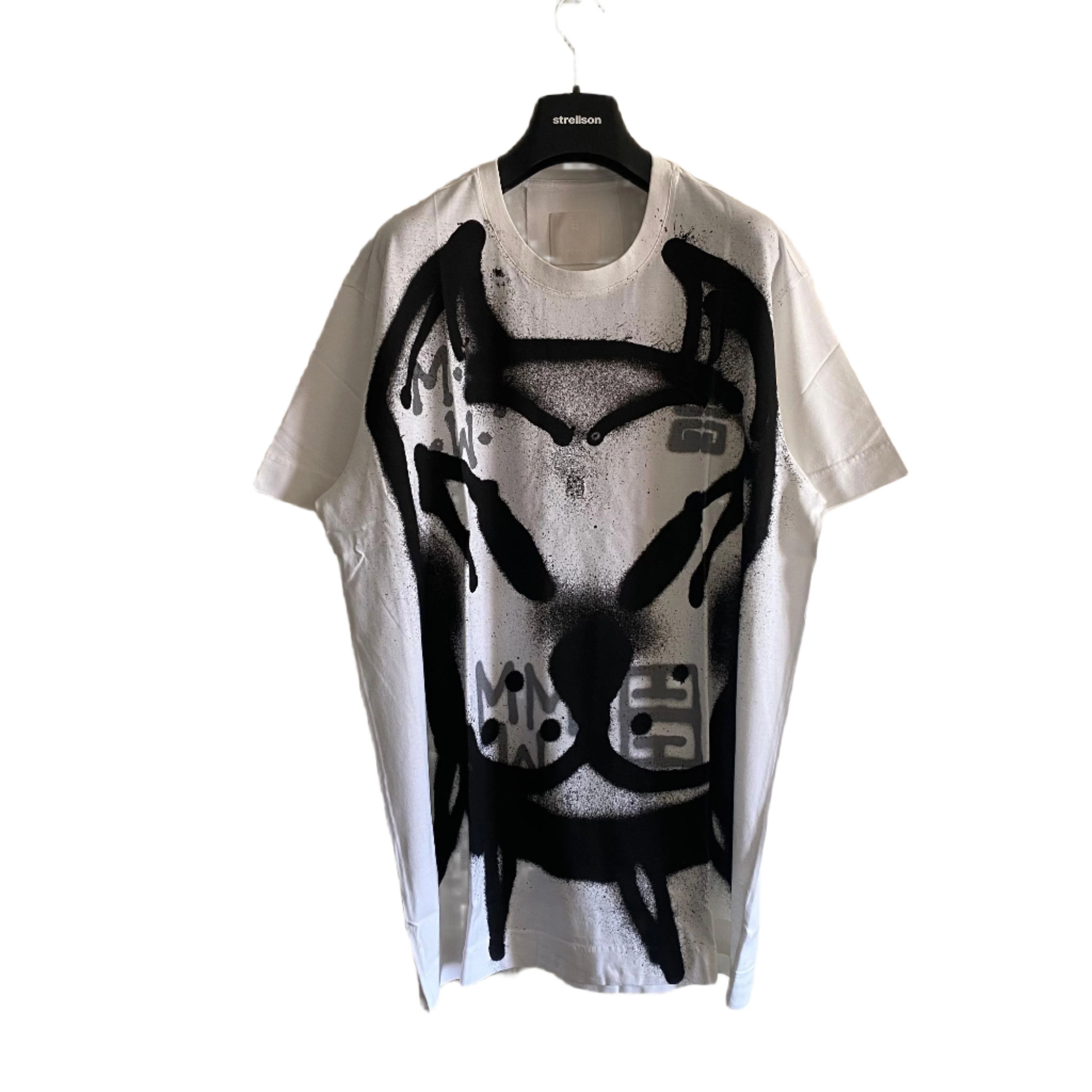 Givenchy Givenchy Paris Oversized Distressed white T-Shirt