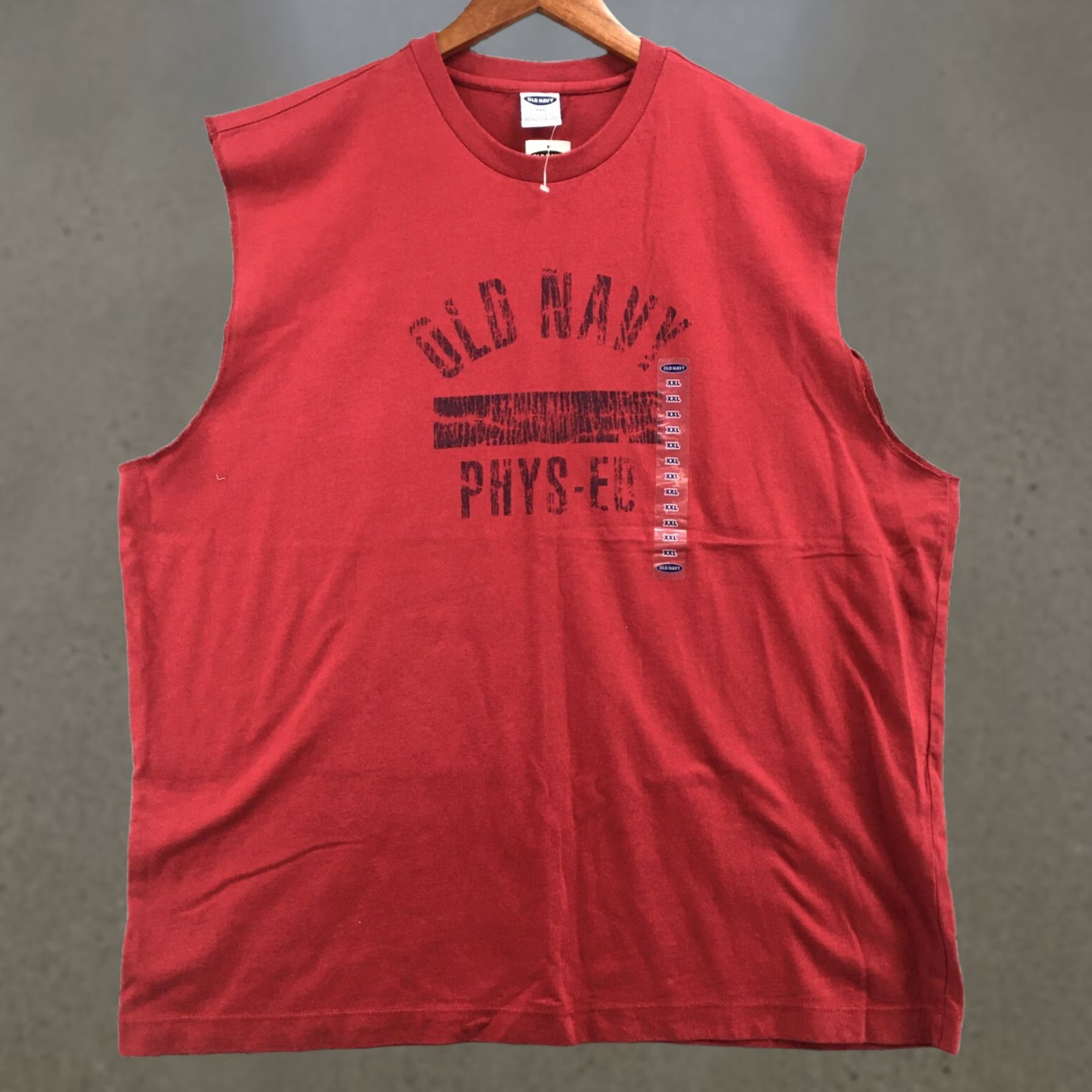 Old Navy Old Navy Vest Sleeveless Tank Top Shirt Mens XXL Crew Neck Summer Red Cotton NEW Shirt Mens XXL Red Cotton NEW Size 48R - 1 Thumbnail