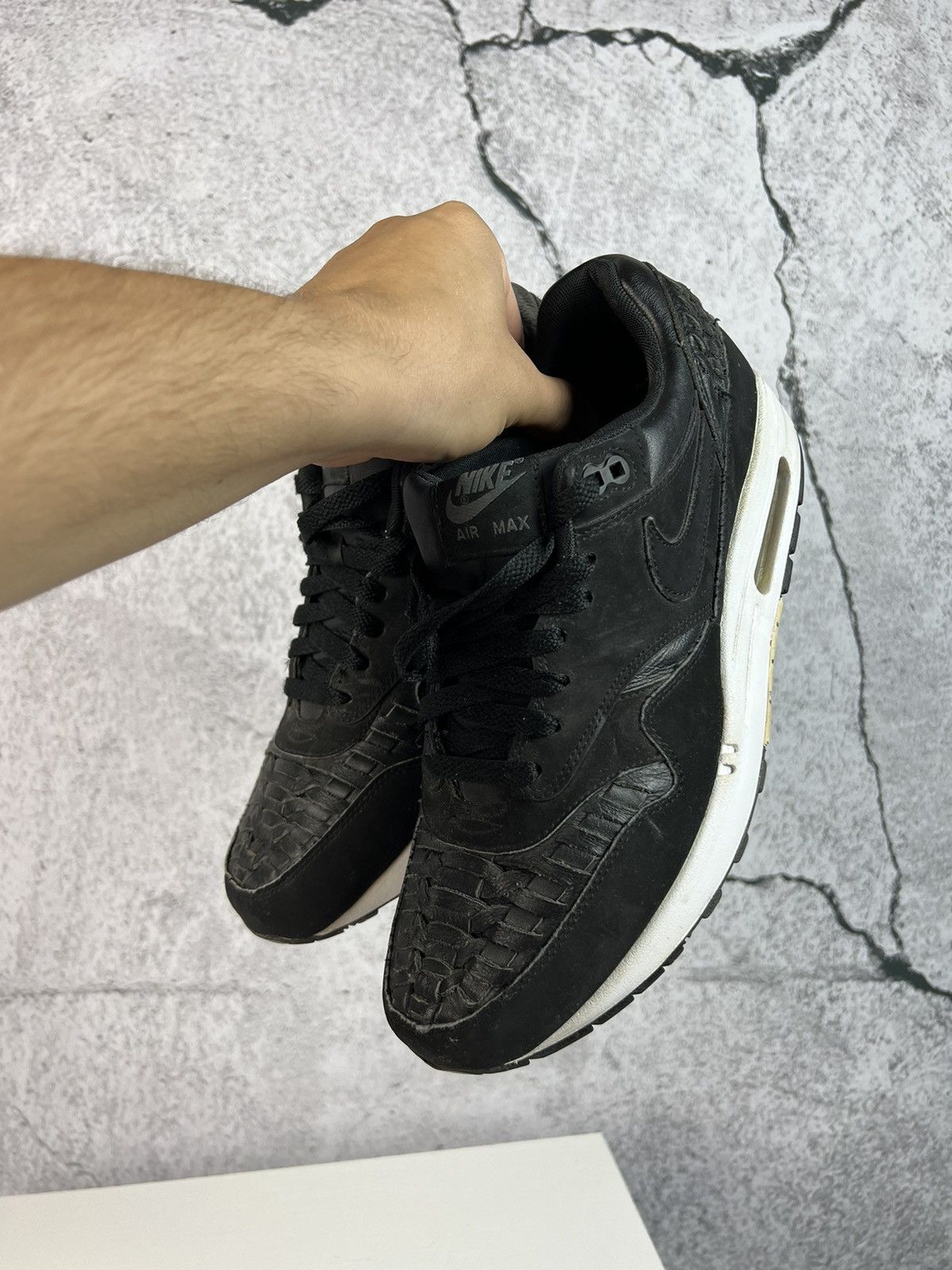 Nike Nike Air Max 1 Woven 'White Black' mans Sneakers Size 10 Size US 10 / EU 43 - 5 Thumbnail