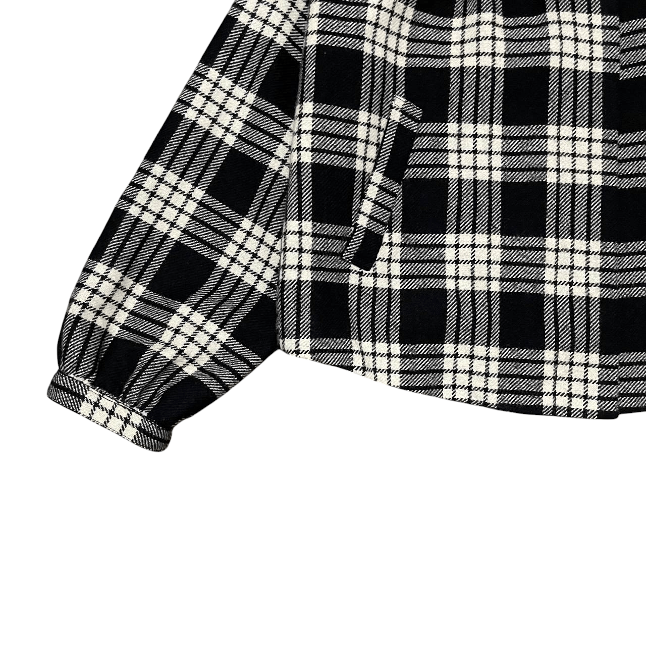 Levi's Vintage Levis Red Tab Checked Wool Coat High Neck Size M / US 6-8 / IT 42-44 - 3 Thumbnail