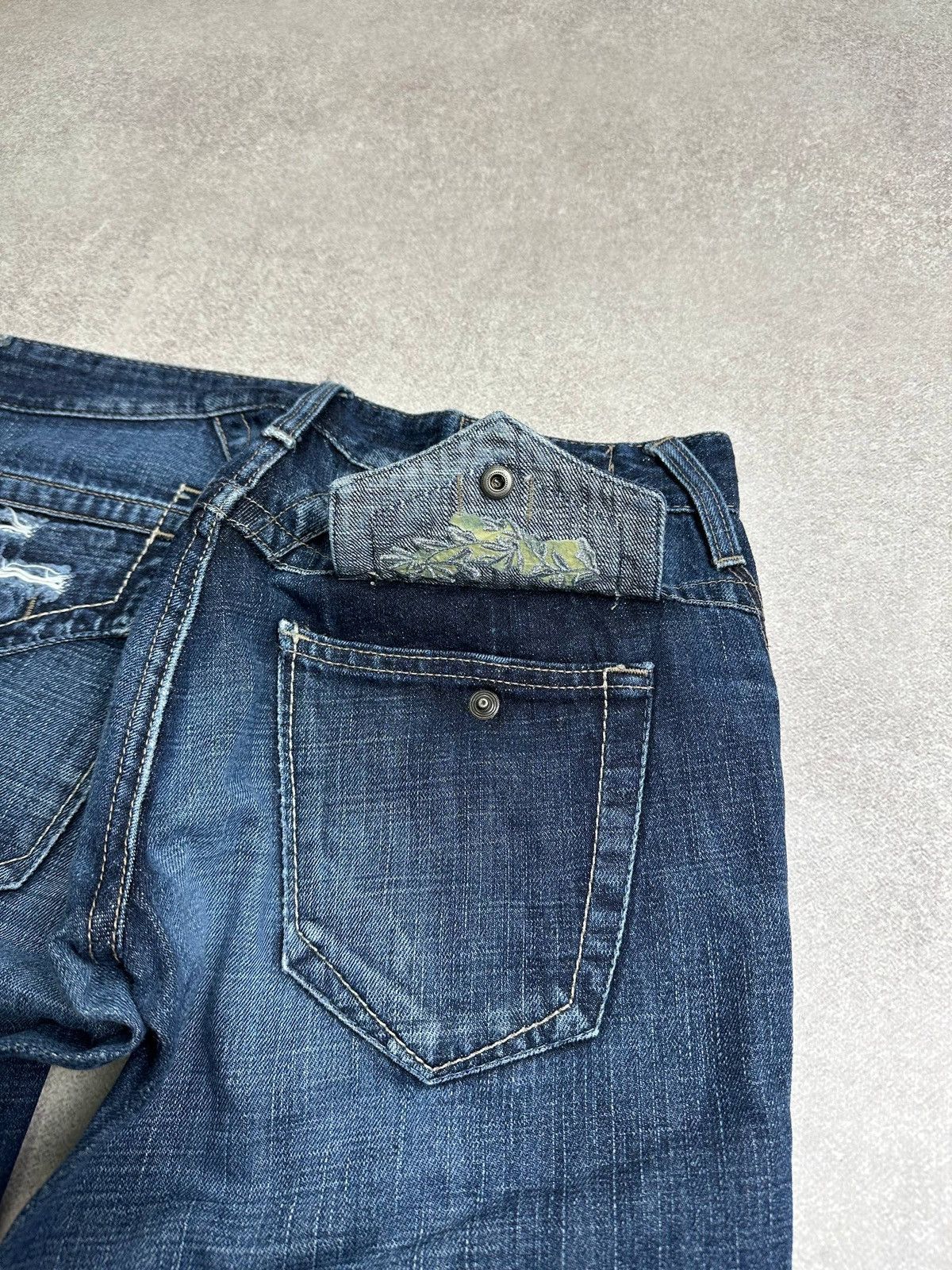 Marithe + Francois Girbaud Vintage MFG Marithe Francois Girbraud Womans Flared Jeans 29 Size 29" - 3 Thumbnail