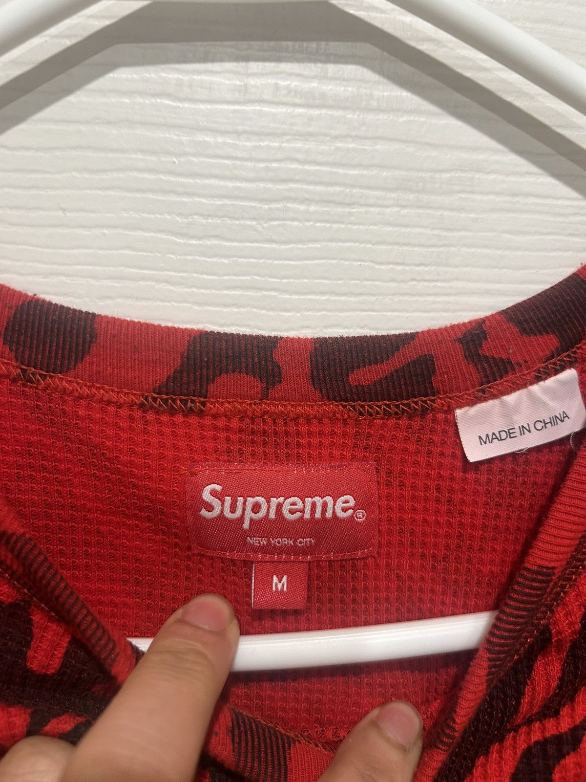 Supreme Supreme Drip Thermal Waffleknit Long sleeve Size US M / EU 48-50 / 2 - 2 Thumbnail