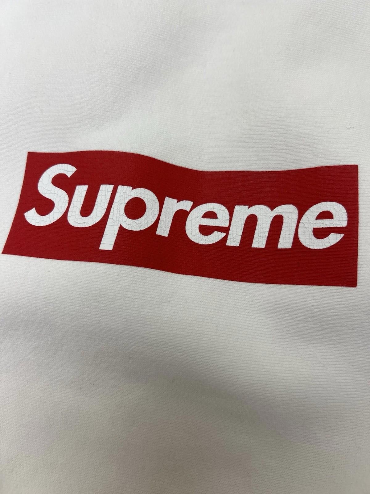 Supreme SS25 Supreme Washed Box Logo Crewneck White L Large Size US L / EU 52-54 / 3 - 4 Thumbnail