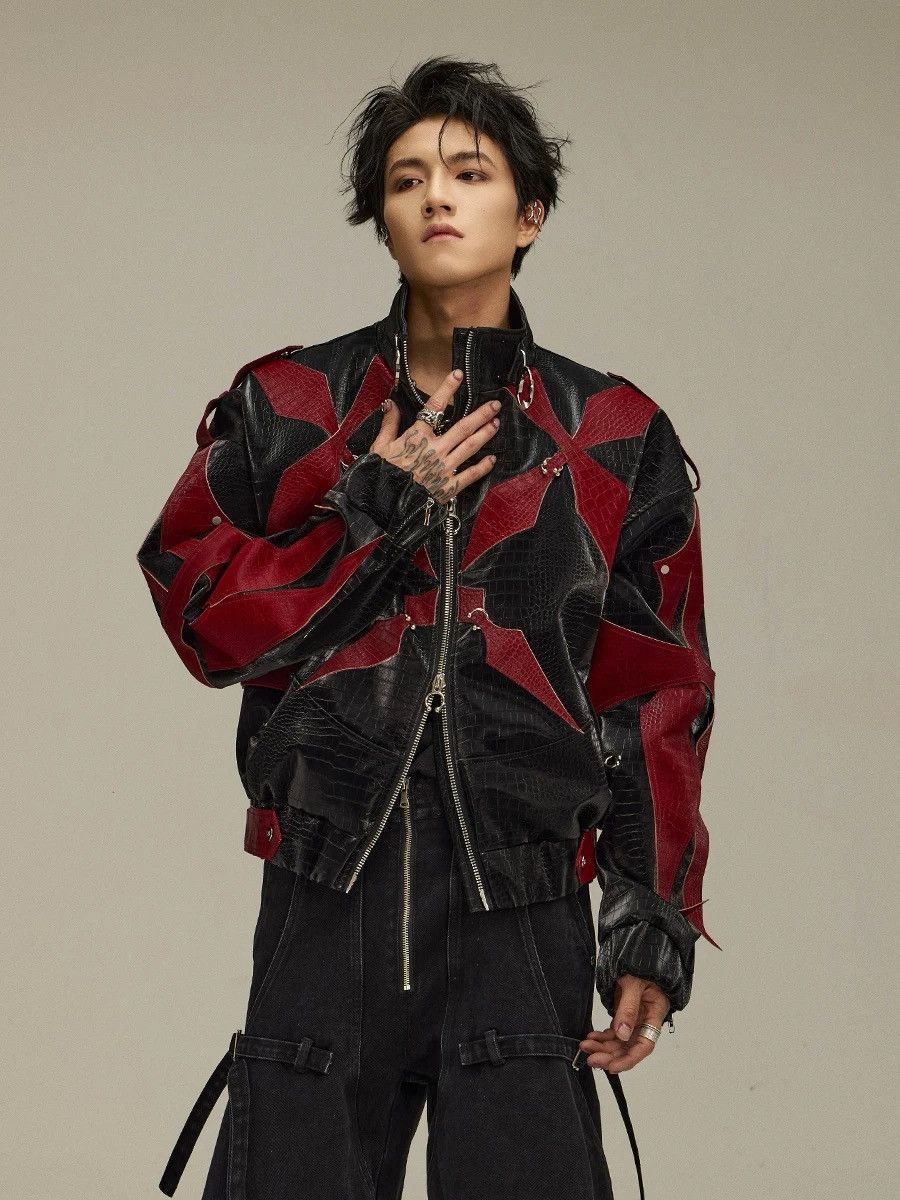 Designer × Japanese Brand FLYERRER Four-Pointed Star Rivet Faux Size XL / US 12-14 / IT 48-50 - 1 Thumbnail