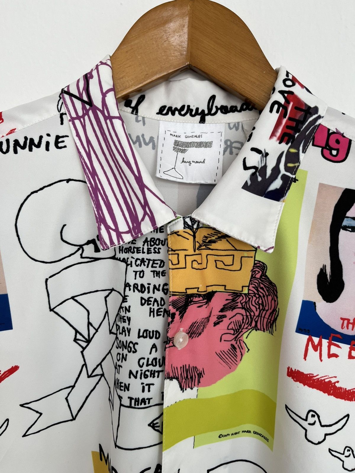 Zero Skateboards Mark Gonzales Skateboarding All-over Print Shirt Size US L / EU 52-54 / 3 - 4 Thumbnail