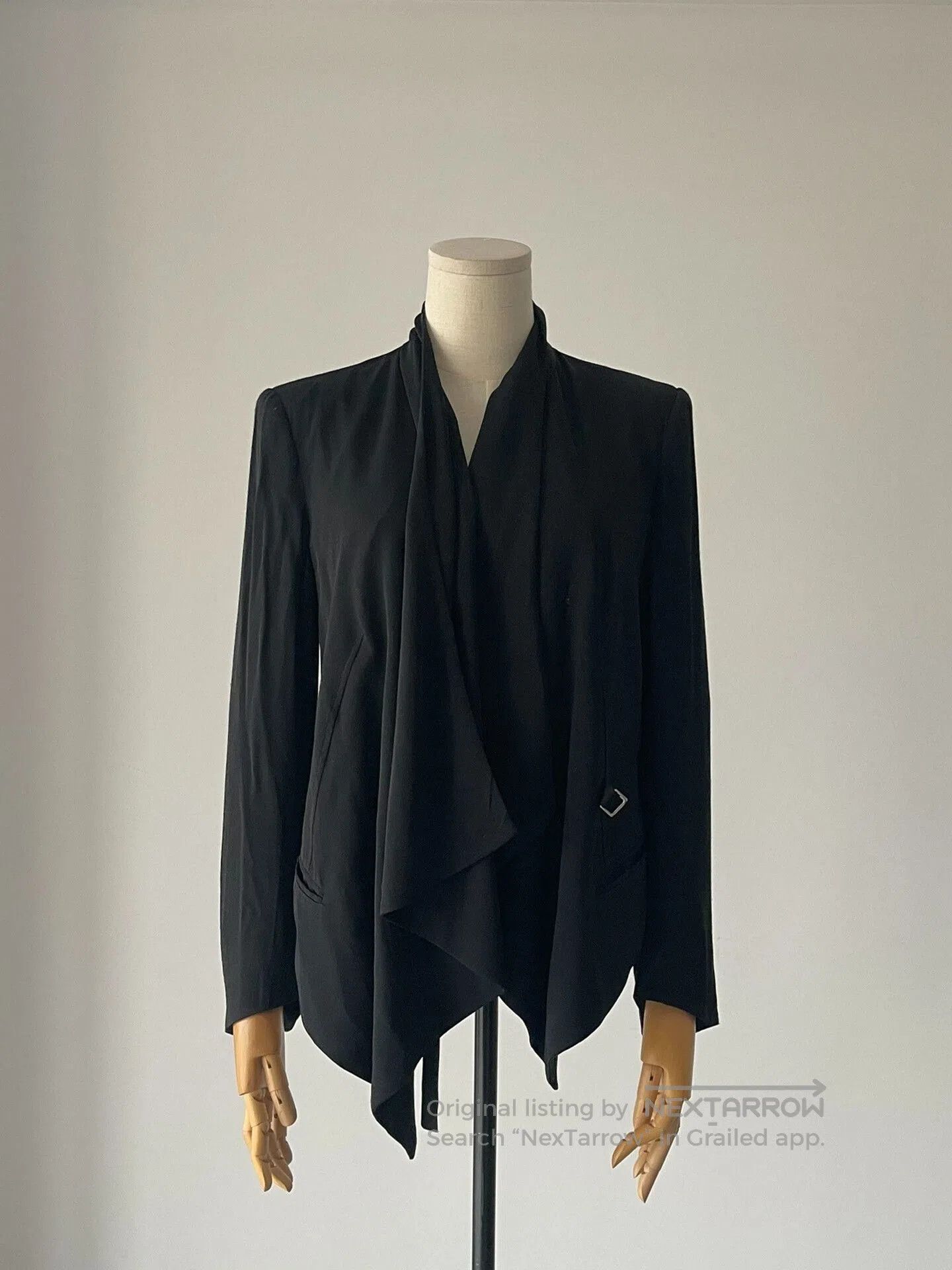 Helmut Lang Helmut Lang Asymmetrical Jacket Blazer. Size XL / US 12-14 / IT 48-50 - 5 Thumbnail