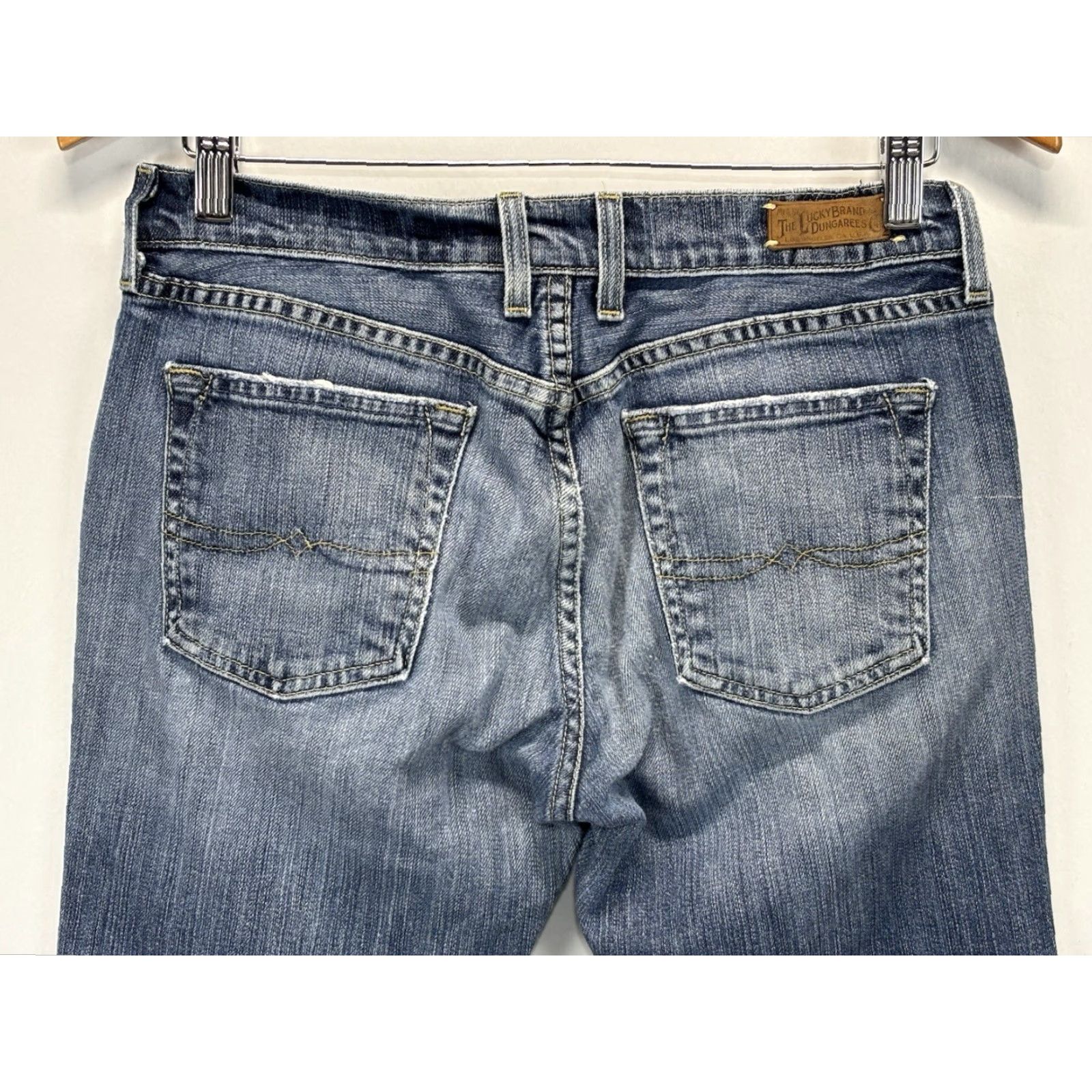 Lucky Brand VINTAGE Lucky Brand Capri Jeans Crop Dungarees Women’s Sz 6 28 Made USA Retro Blue Denim Capri Jeans Womens Size 28" / US 6 / IT 42 - 4 Thumbnail