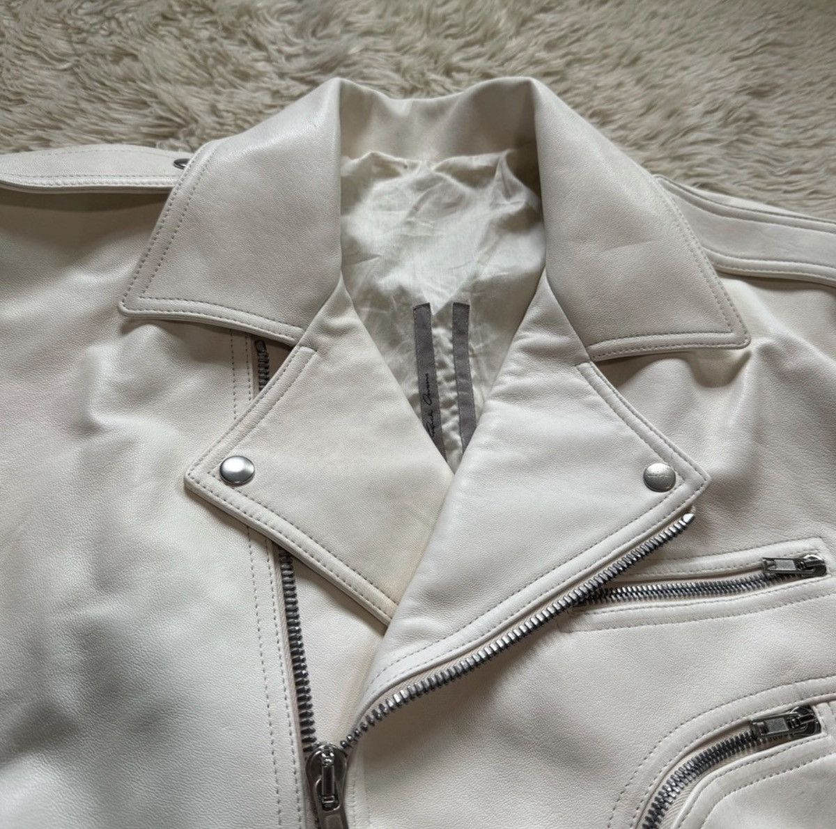 Rick Owens Rick Owens Concordians cropped Bauhaus stooges Albino Jacket Size US L / EU 52-54 / 3 - 8 Thumbnail