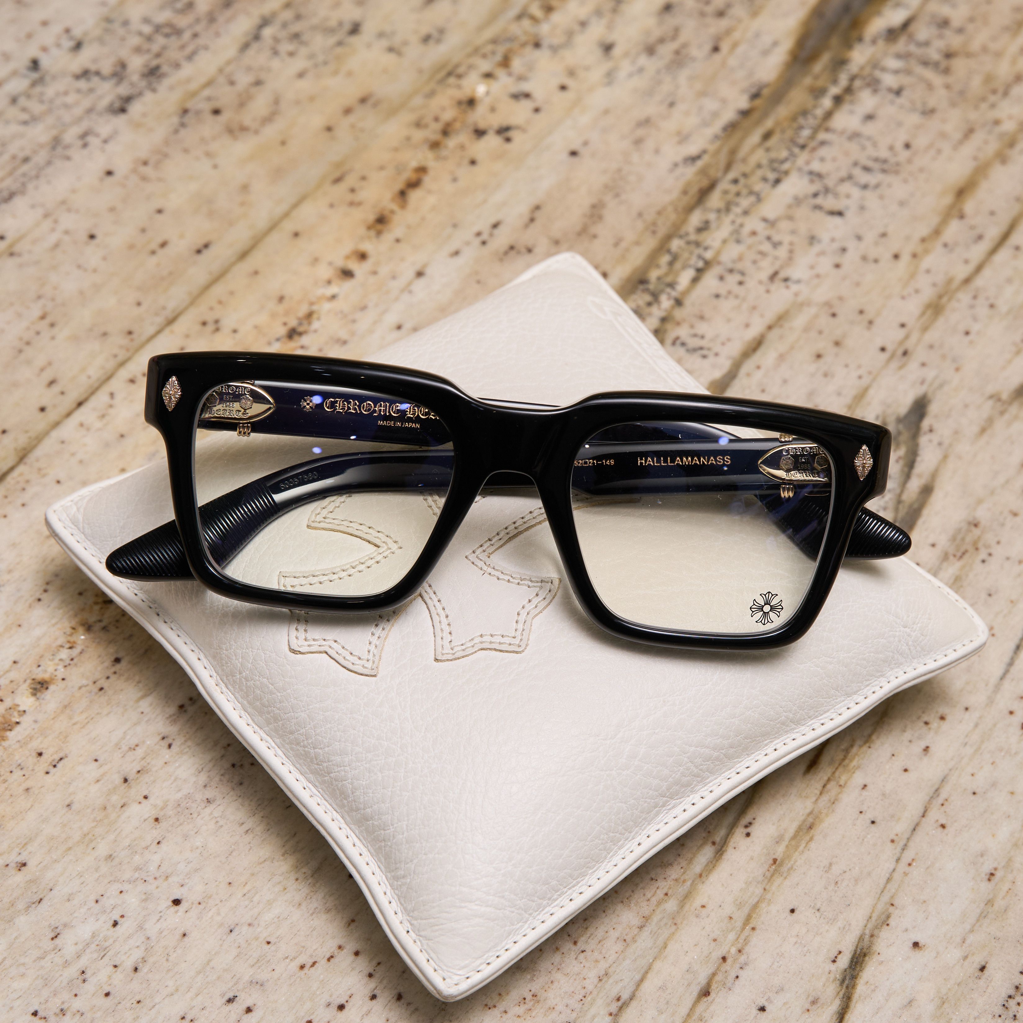 Chrome Hearts CHROME HEARTS HALLLAMANASS BLACK/18KGP | Grailed