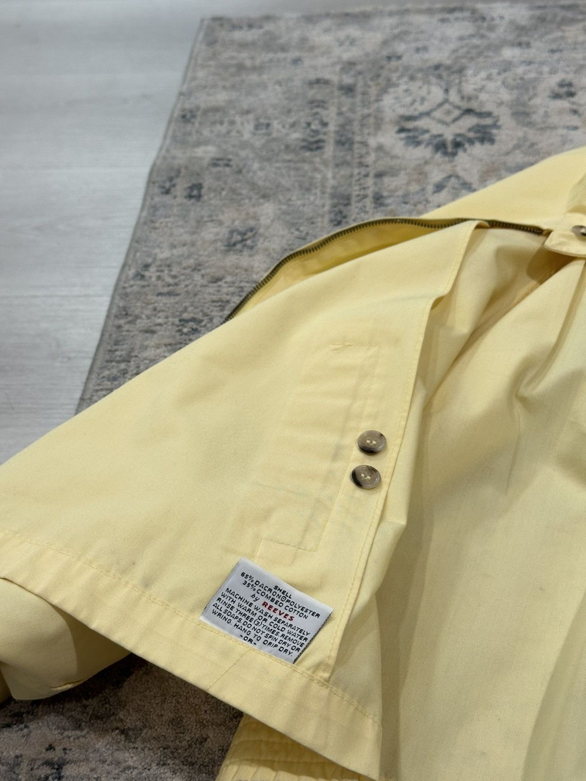 Vintage Vintage 80s Butter Yellow Jacket Size M Cropped Ideal Zipper Size US M / EU 48-50 / 2 - 9 Thumbnail