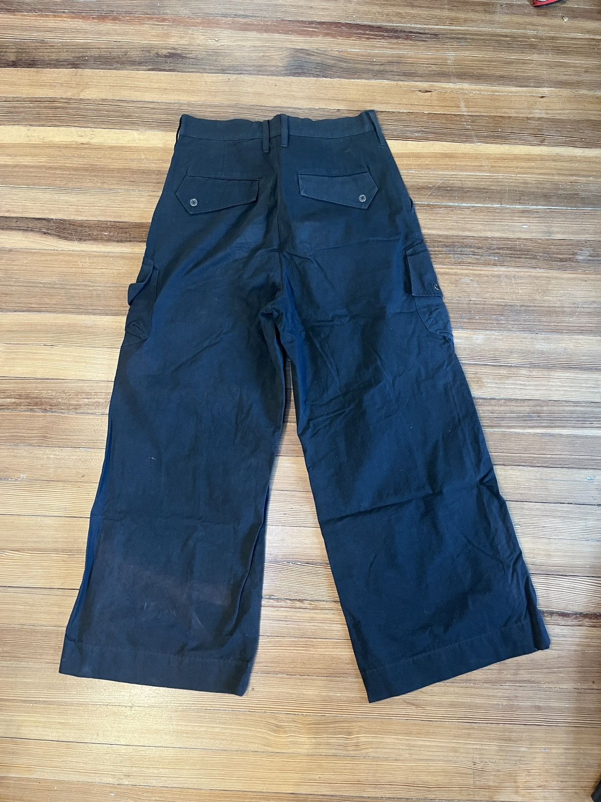 Adam Small Adam Small Pleated Cargo Trousers Size US 32 / EU 48 - 3 Thumbnail