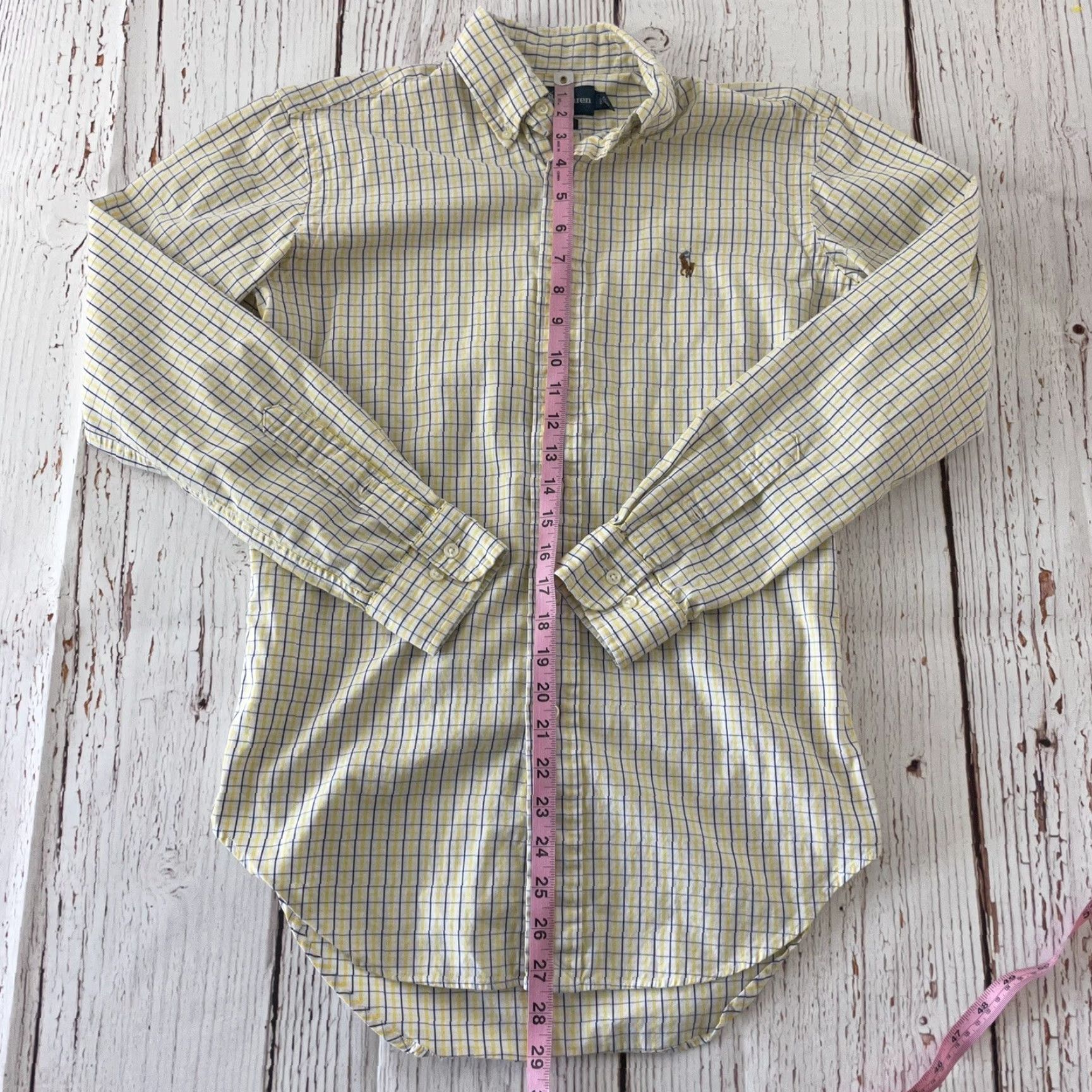 Polo Ralph Lauren Ralph Lauren Polo Shirt Plaid Classic Long Sleeve Mens Yellow Dress Shirt 14.5 32/33 Size XS? Size US S / EU 44-46 / 1 - 4 Thumbnail