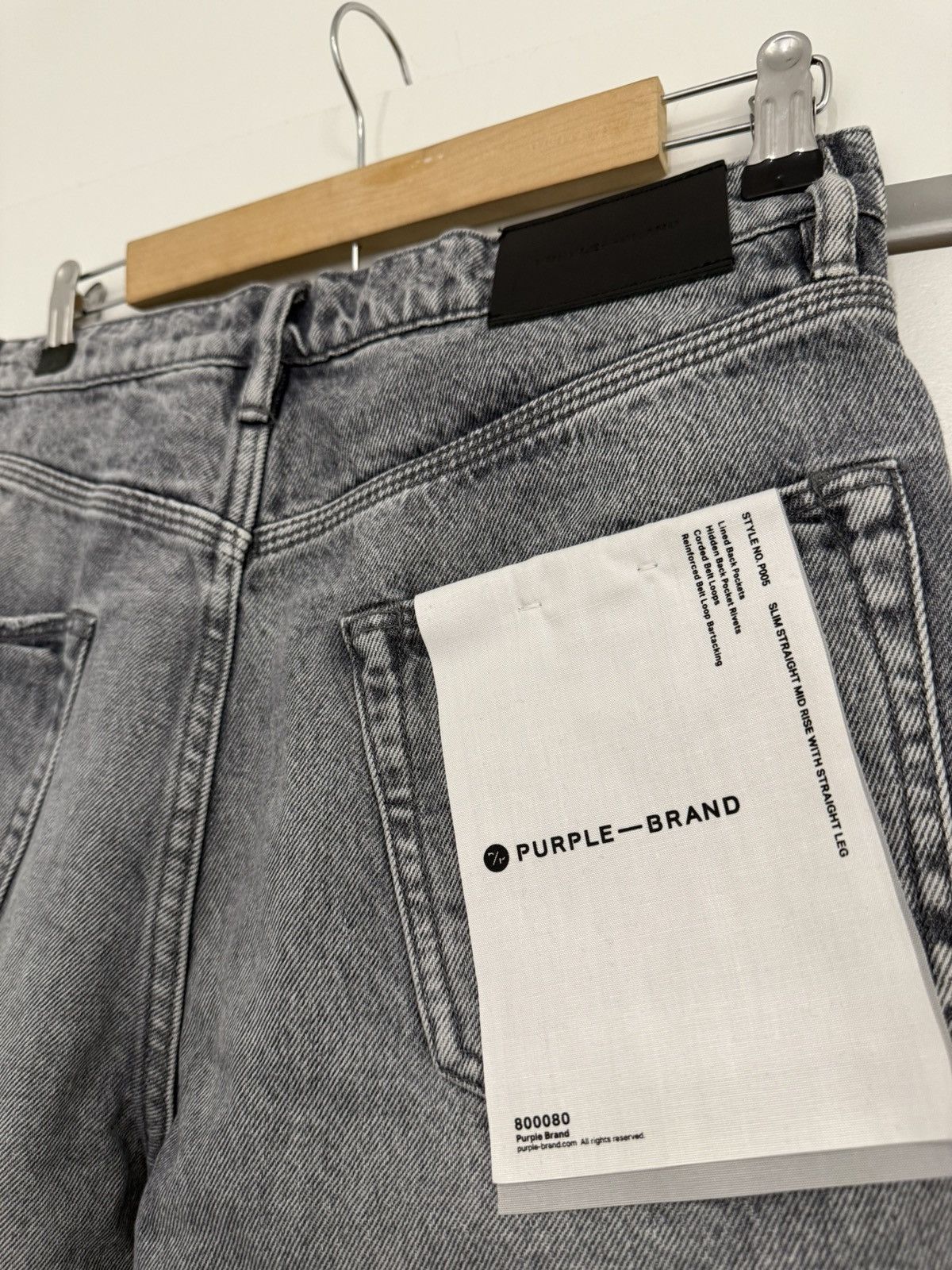 Purple Brand P0005 Straight Leg Size US 30 / EU 46 - 17 Thumbnail