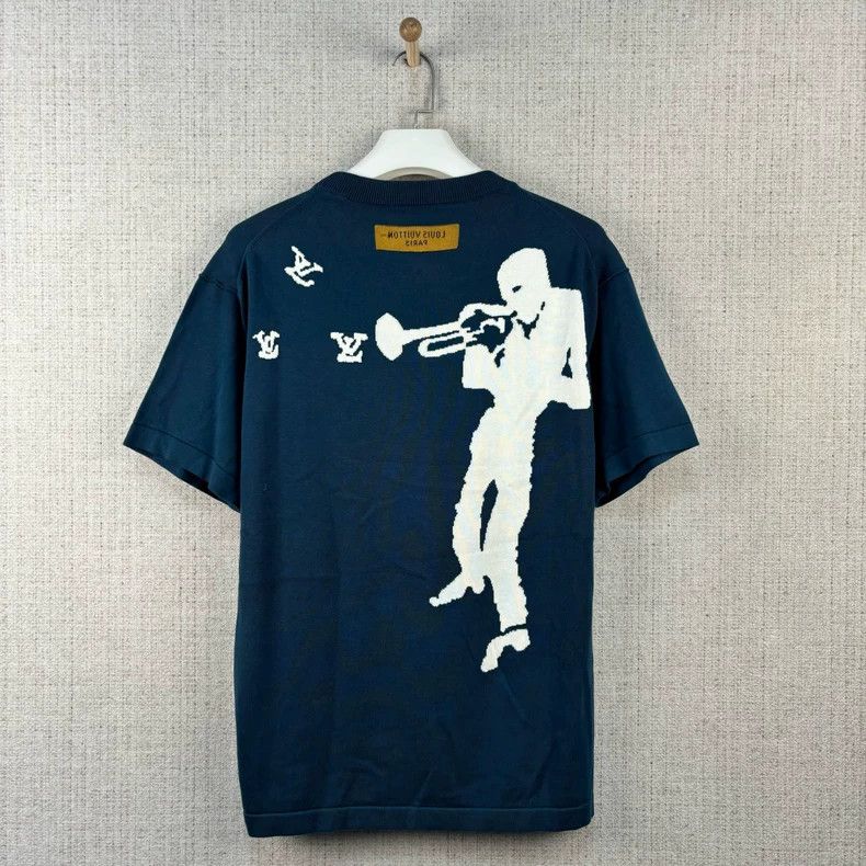 Louis Vuitton Louis Vuitton FW22 piper logo knit short sleeves Size US M / EU 48-50 / 2 - 4 Thumbnail