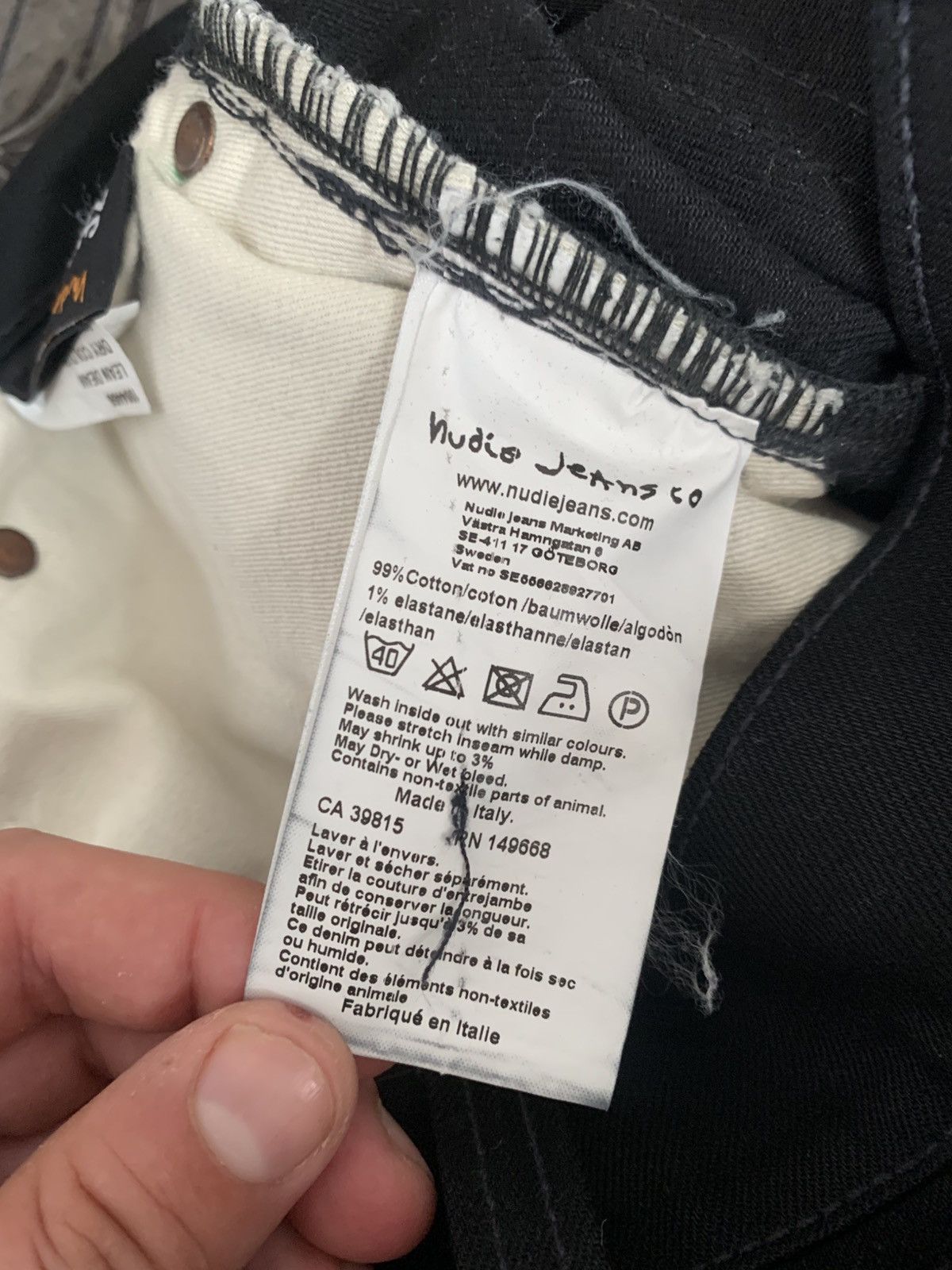 Nudie Jeans Nudie Jeans Black vintage 29/32 Size US 29 - 15 Thumbnail