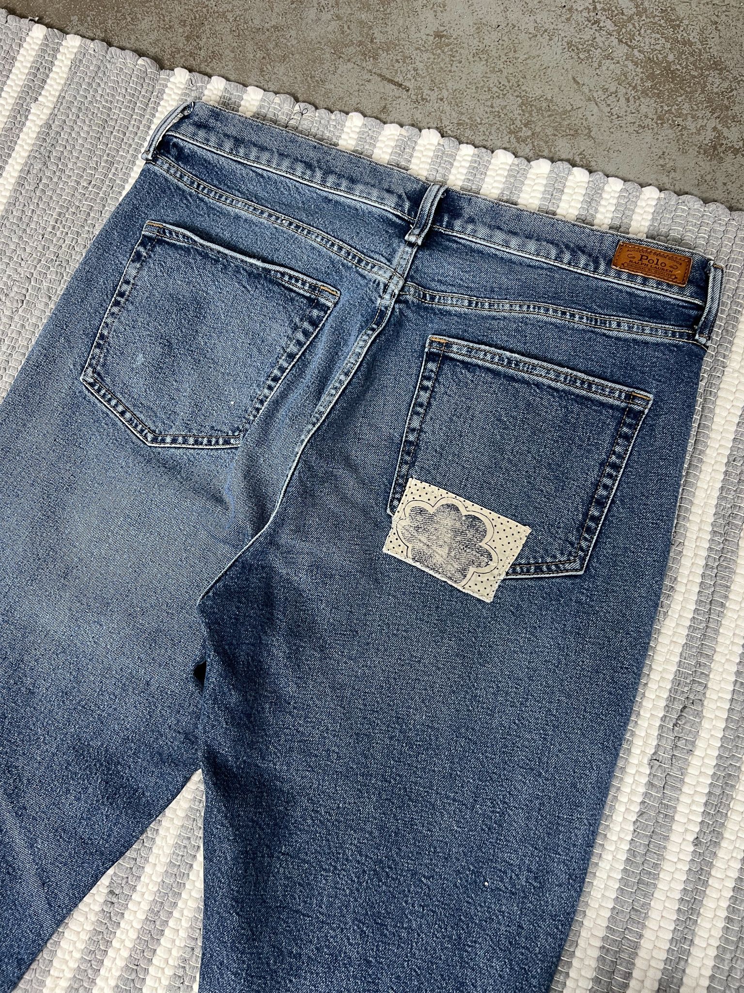 Polo Ralph Lauren Polo Ralph Lauren Skinny Blue Denim Jeans Size US 32 / EU 48 - 6 Thumbnail