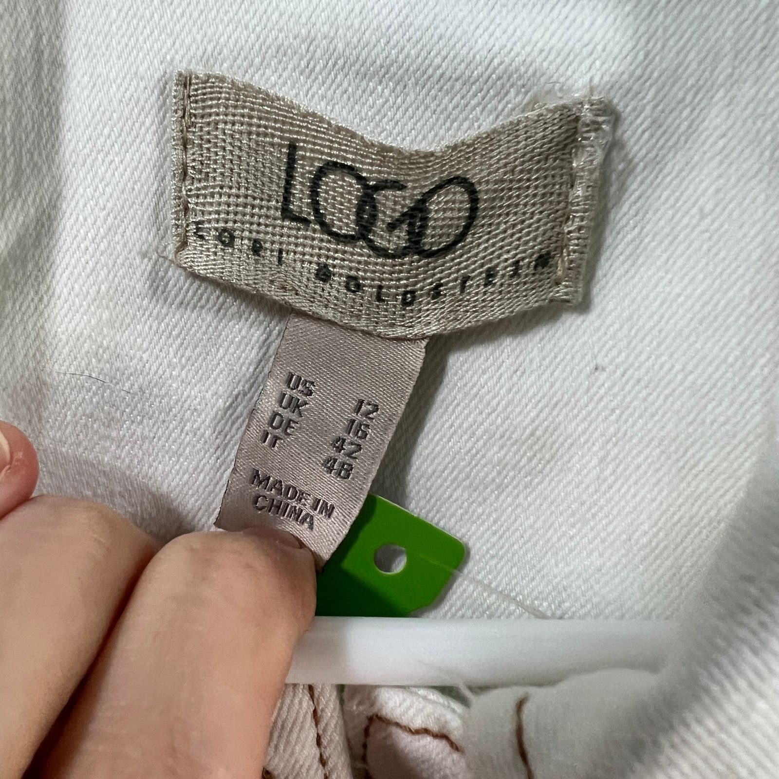 Other LOGO by Lori Goldstein Jeans Jacket 3/4 Sleeve Size XL / US 12-14 / IT 48-50 - 4 Thumbnail