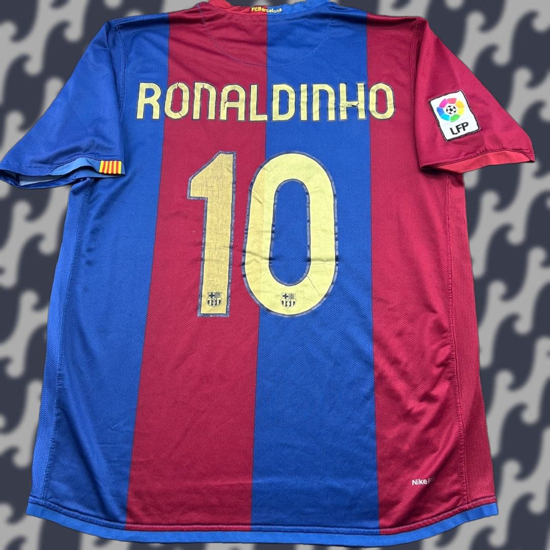 Nike BARCELONA FC 2007-08 HOME SHIRT NIKE 237759-655 JERSEY | Grailed