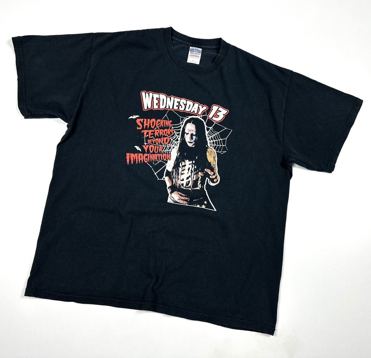 Other Vintage 00’s Wednesday 13 Horror Punk Gothic Rock T Shirt Size US XL / EU 56 / 4 - 1 Thumbnail