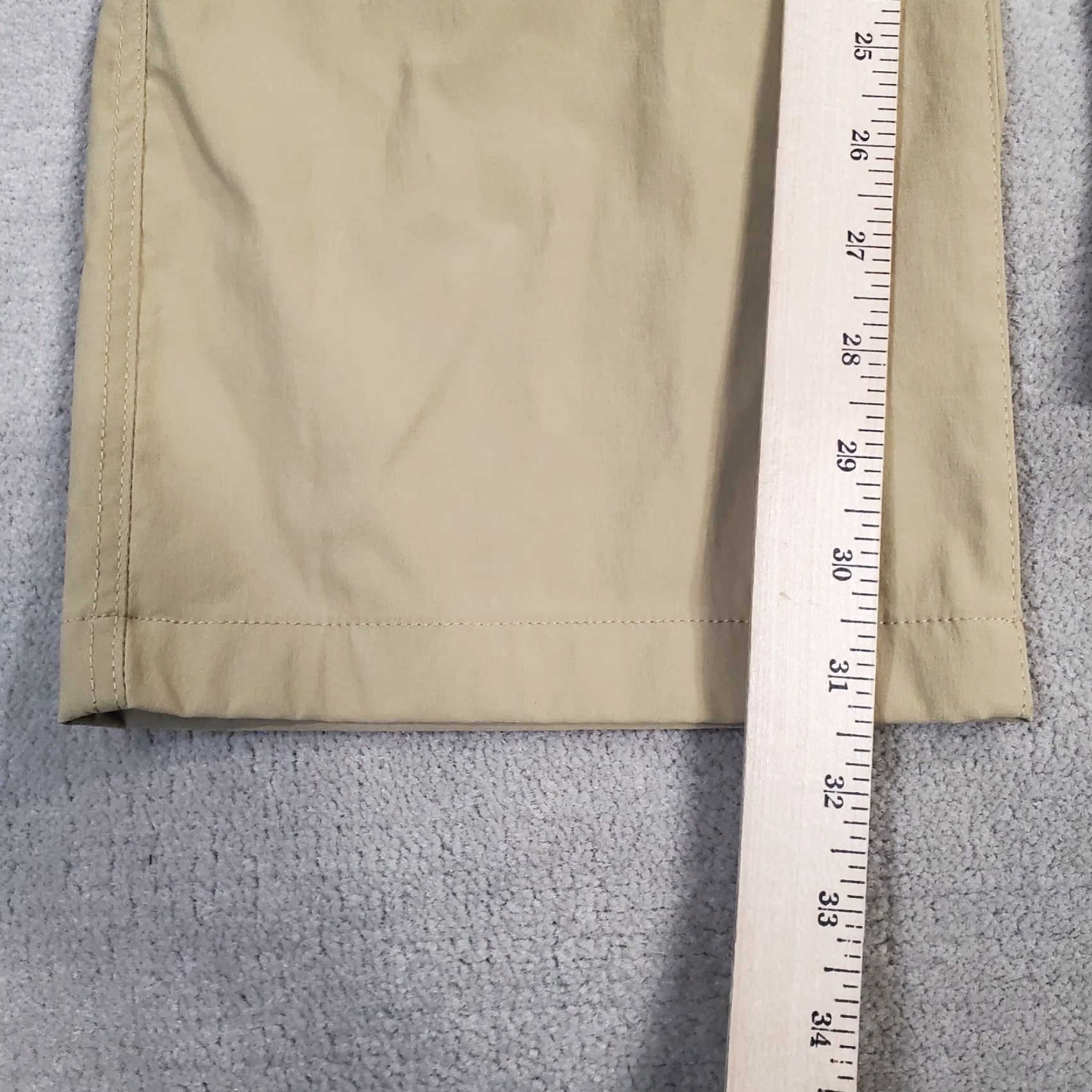 Eddie Bauer Eddie Bauer Pants Mens 38x32 Beige Cargo Performance Stretch Convertible Tech Size US 38 / EU 54 - 5 Thumbnail