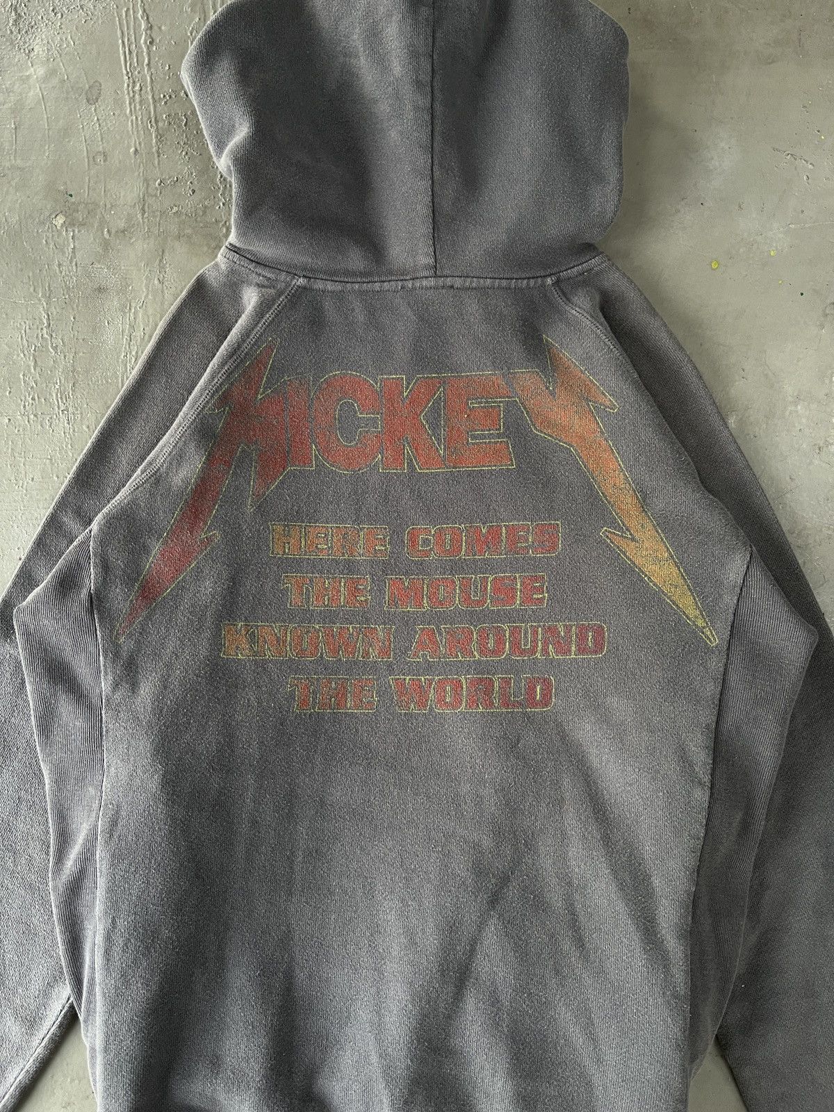Number (N)ine Mickey Sunfaded Metallica Parody Reverse Weave Supreme Style Size US M / EU 48-50 / 2 - 4 Thumbnail