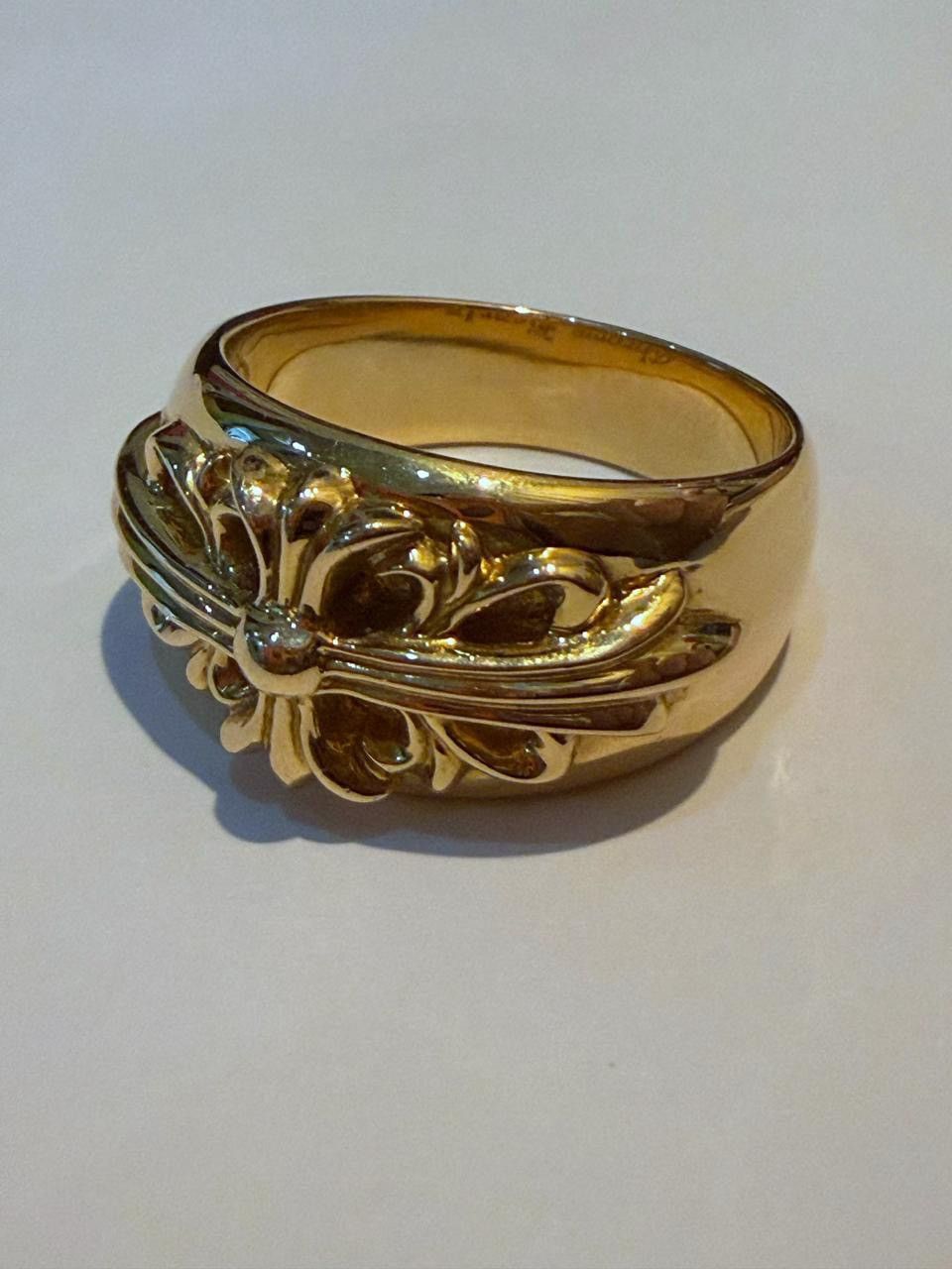 Chrome Hearts Chrome Hearts 22K Classic Floral Cross Ring US 11.5 Size ONE SIZE - 1 Thumbnail