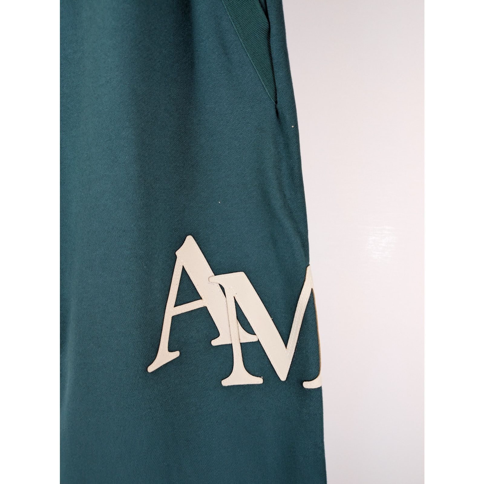 Amiri o1rshd1 Amiri Staggered Sweatpants in Rain Forest Size US 34 / EU 50 - 5 Thumbnail