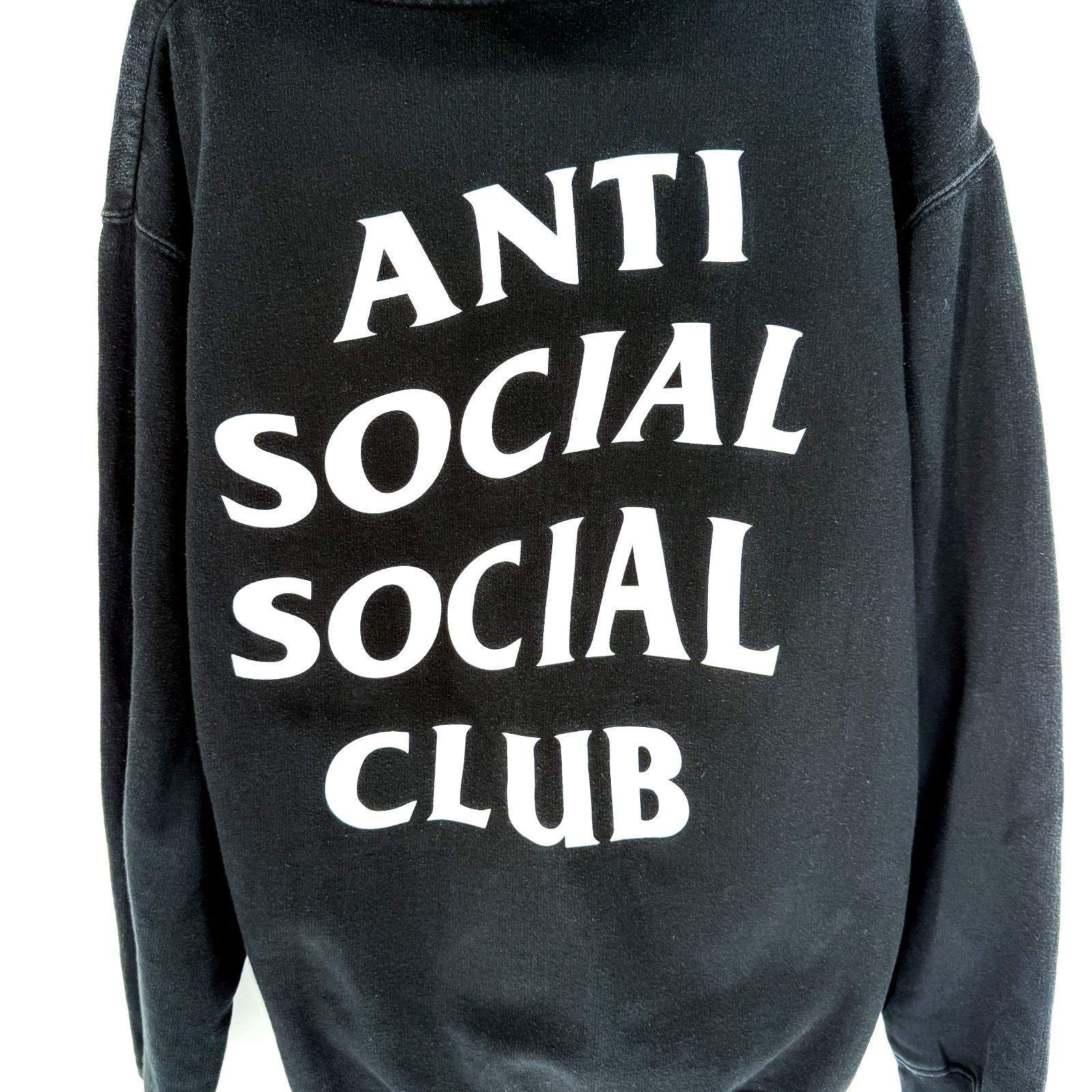 Anti Social Social Club Anti Social Social Club ASSC Weathered Hoodie Black Mens Med Size US M / EU 48-50 / 2 - 1 Thumbnail