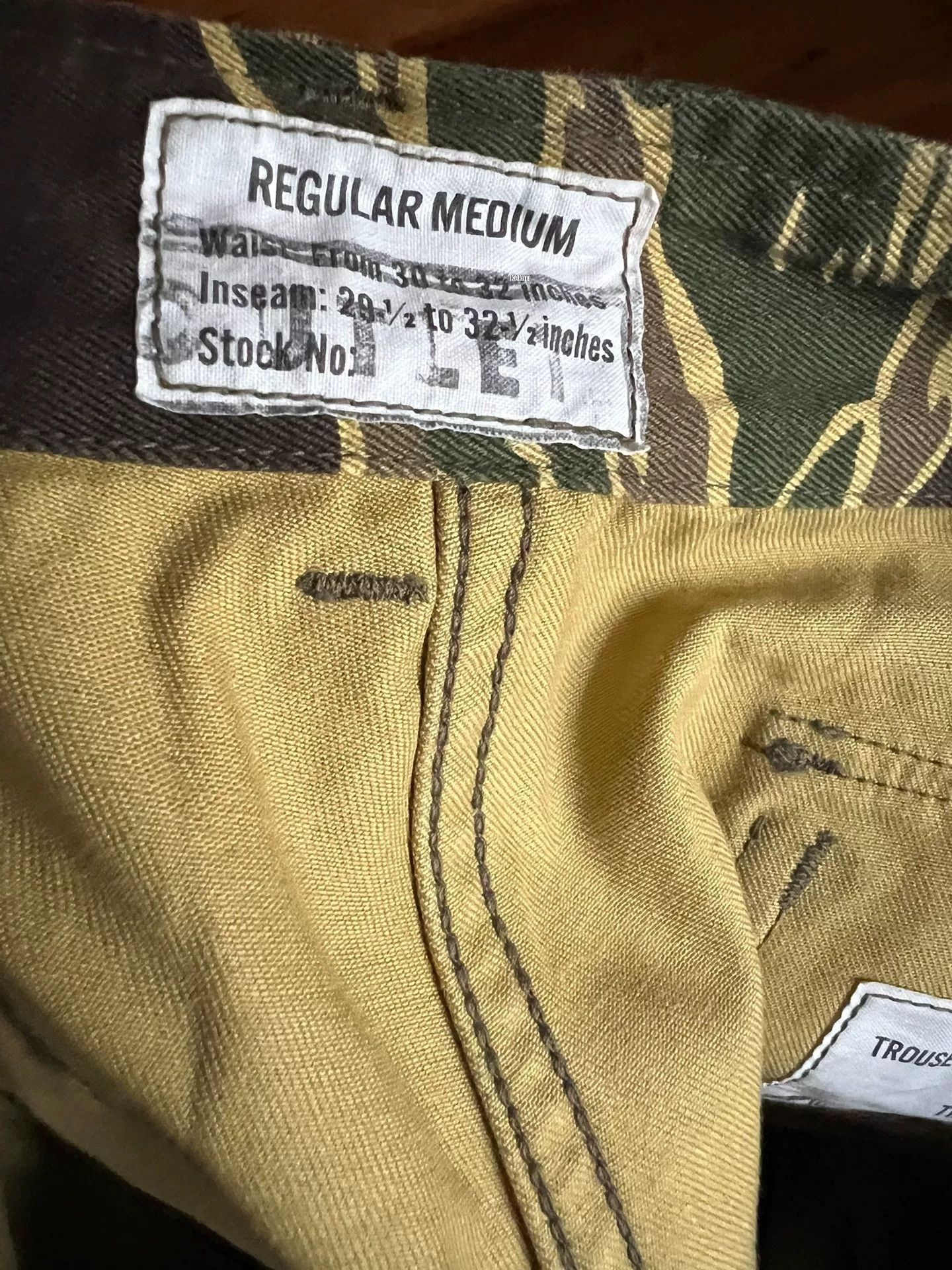 The Real McCoy's Camouflage Handmade Shorts Size US 40 / EU 56 - 8 Thumbnail