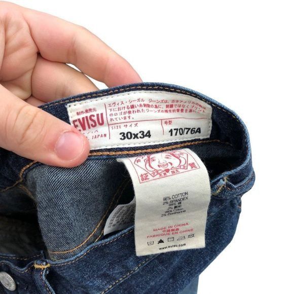 Evisu RARE Evisu Embroidered Jeans Size 30 Blue Size US 30 / EU 46 - 11 Thumbnail