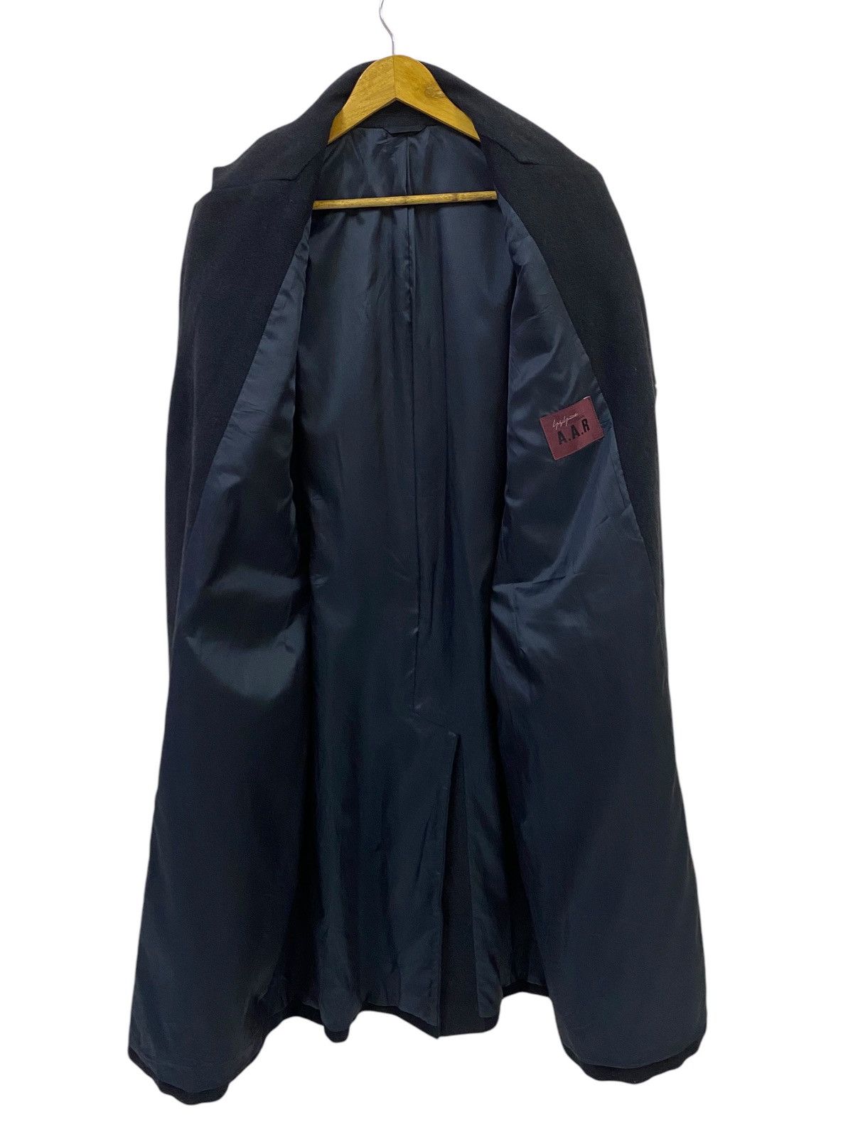Yohji Yamamoto Vintage A.A.R Yohji Yamamoto Wool Overcoat - Made in Japan Size US M / EU 48-50 / 2 - 4 Thumbnail