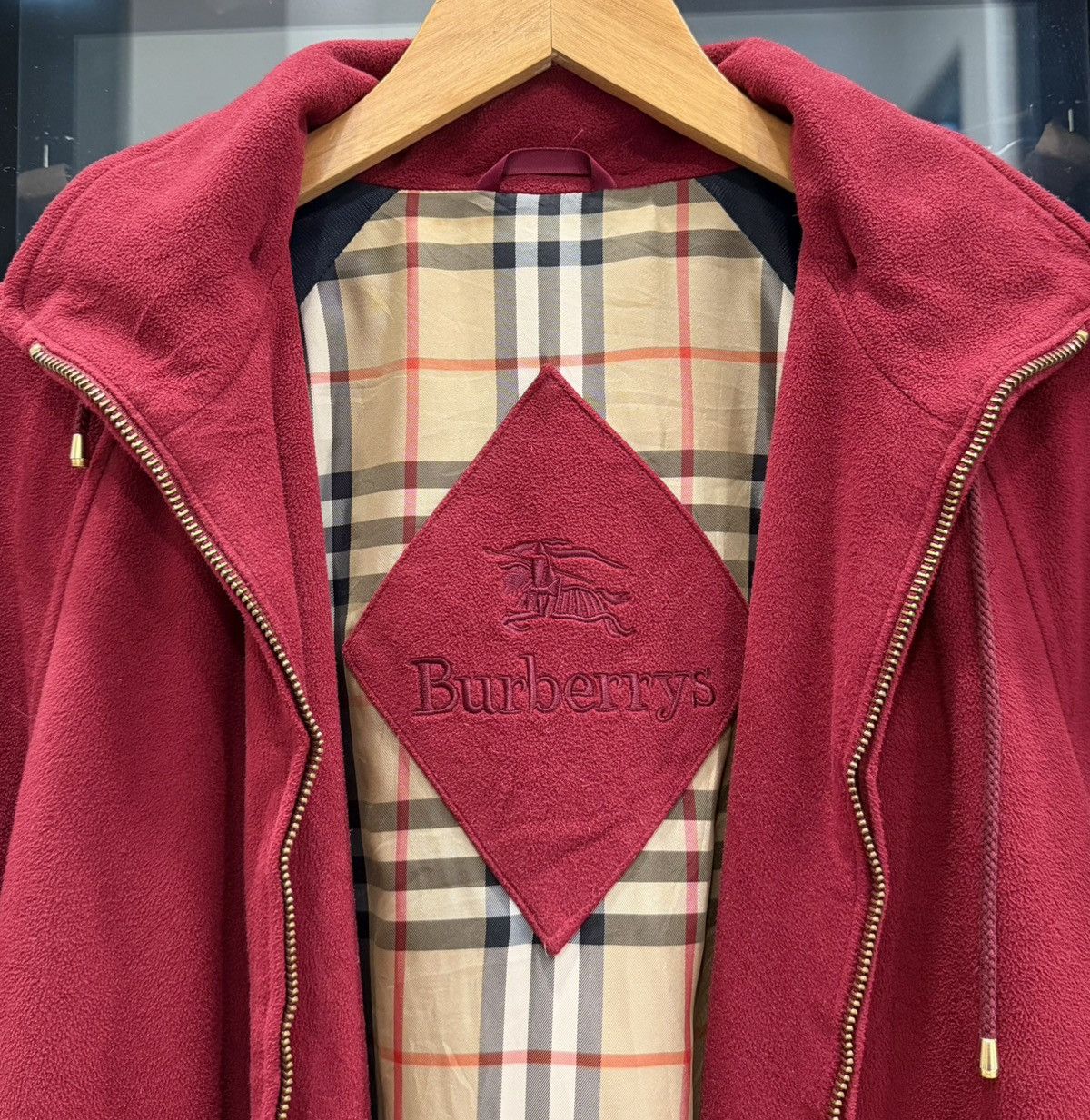 Burberry Vintage Burberry’s Fleece Zipped Jacket / Coat Size M / US 6-8 / IT 42-44 - 6 Thumbnail